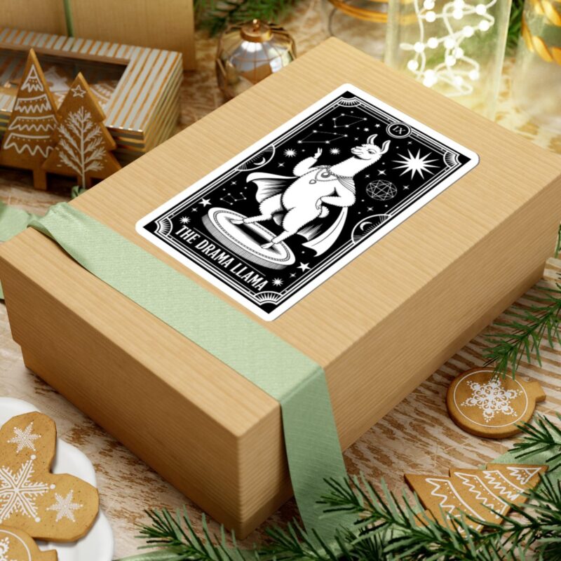 The Drama Llama Tarot Kiss-Cut Sticker - Image 24