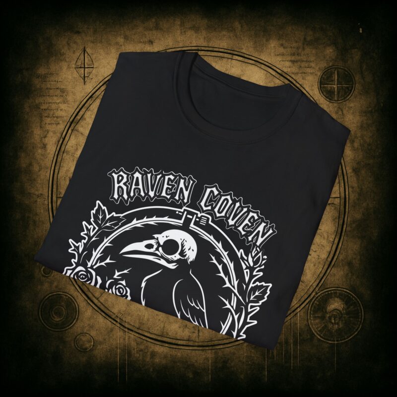 Raven of the Coven Raven Unisex T-Shirt - Image 4