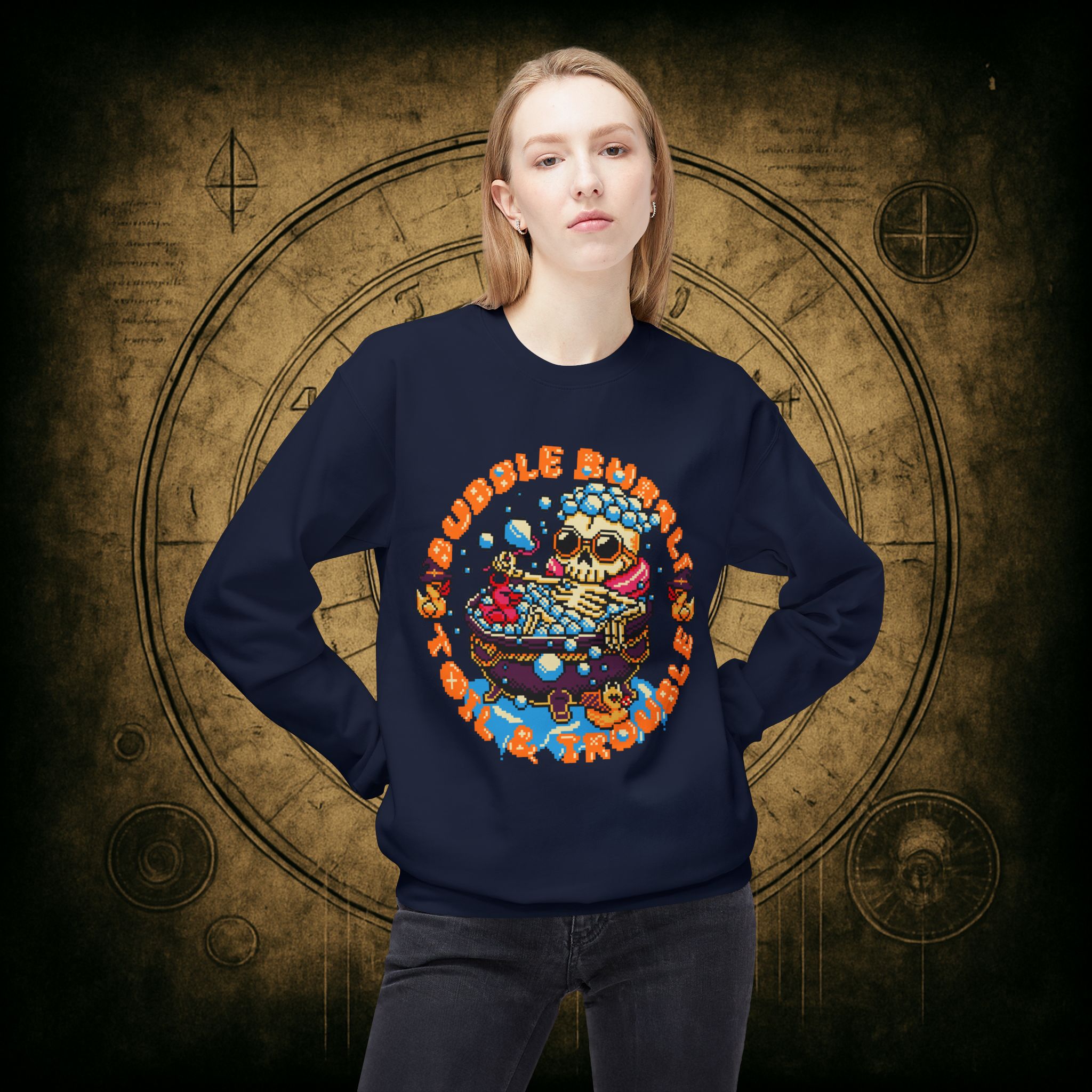 Bubble Bubble Unisex Sweatshirt - Image 35