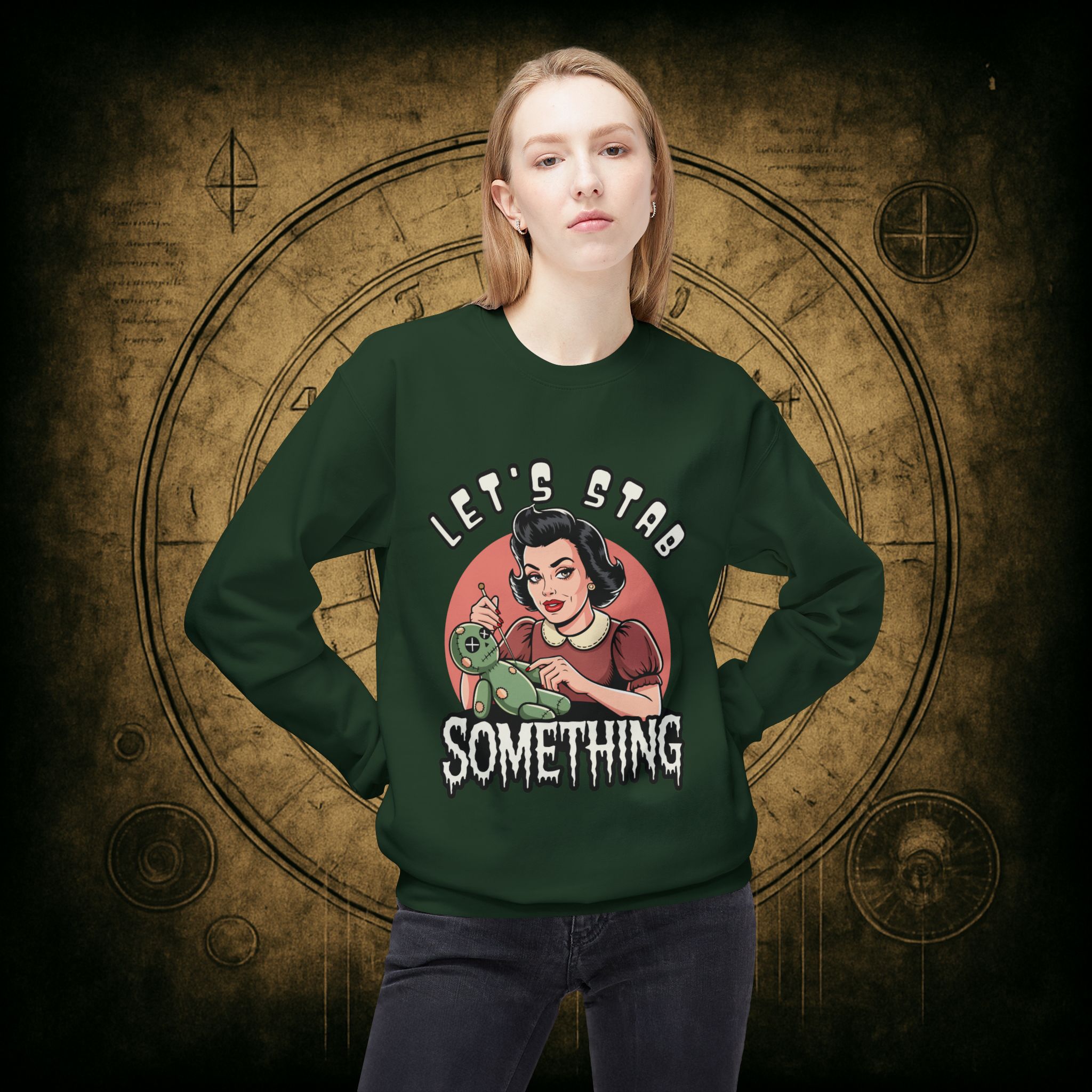 Let’s Stab Something Unisex Sweatshirt - Image 17