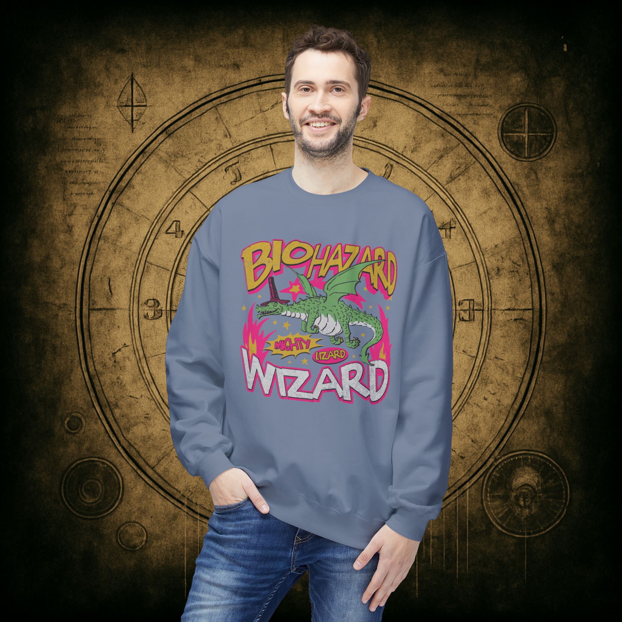 Biohazard Wizard Unisex Sweatshirt - Image 27