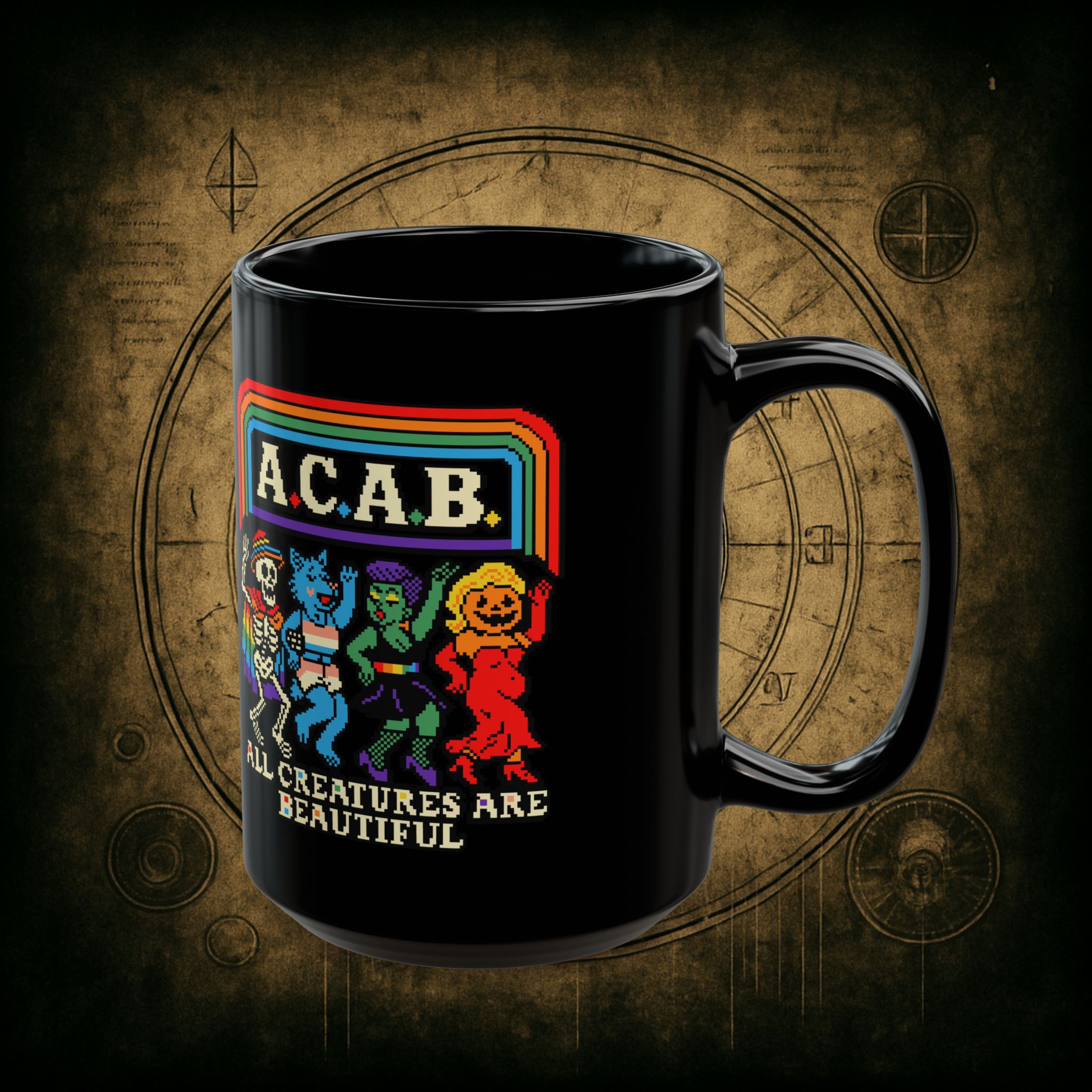 All Creatures Are Beautiful Ceramic Mug - Image 7