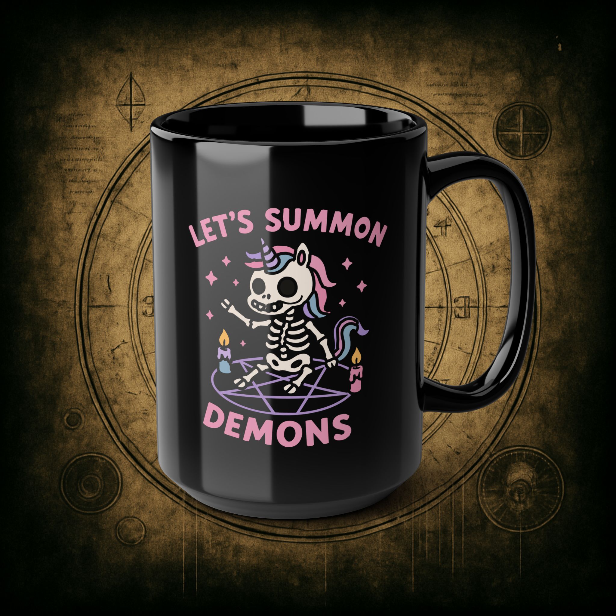 Let’s Summon Demons Ceramic Mug - Image 10
