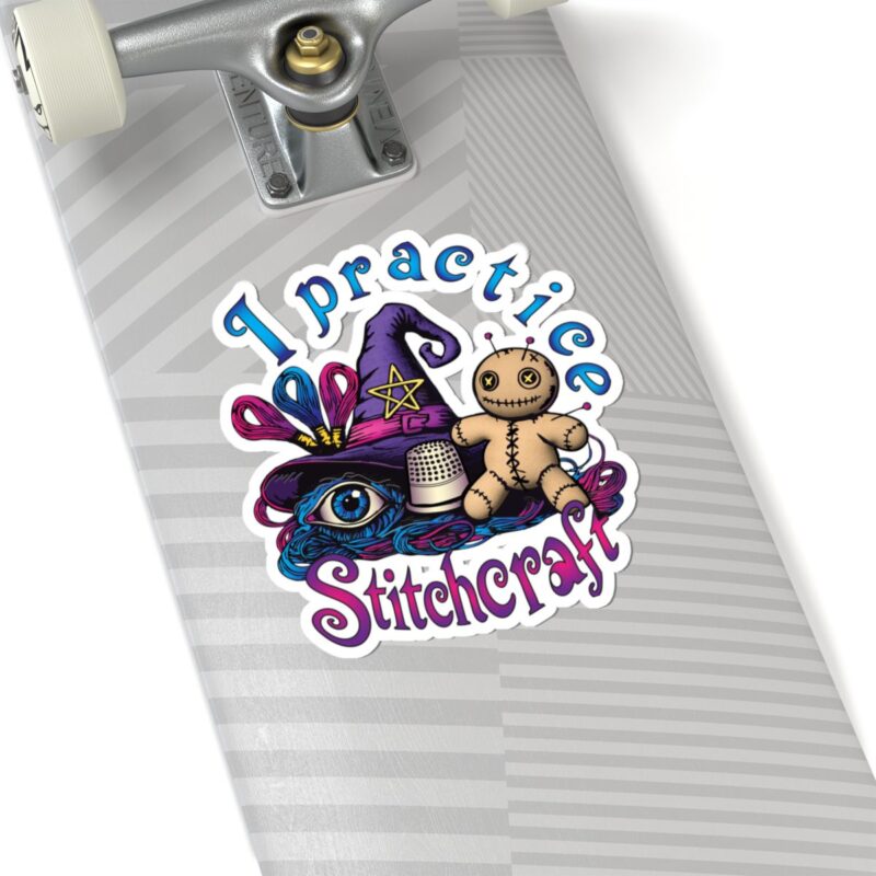 I Practice Stitchcraft Kiss-Cut Sticker - Image 23