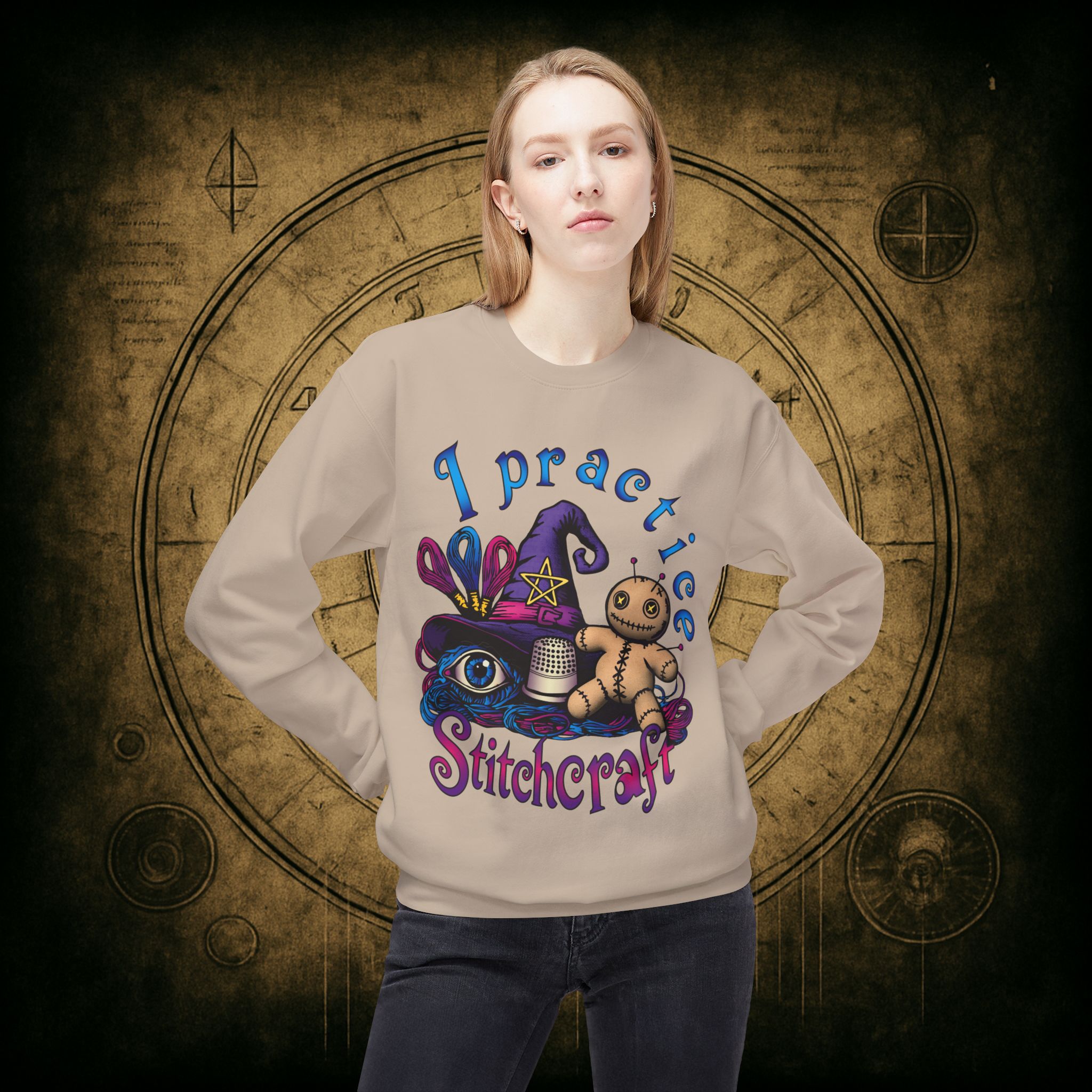 I Practice Stitchcraft Unisex Sweatshirt - Image 14