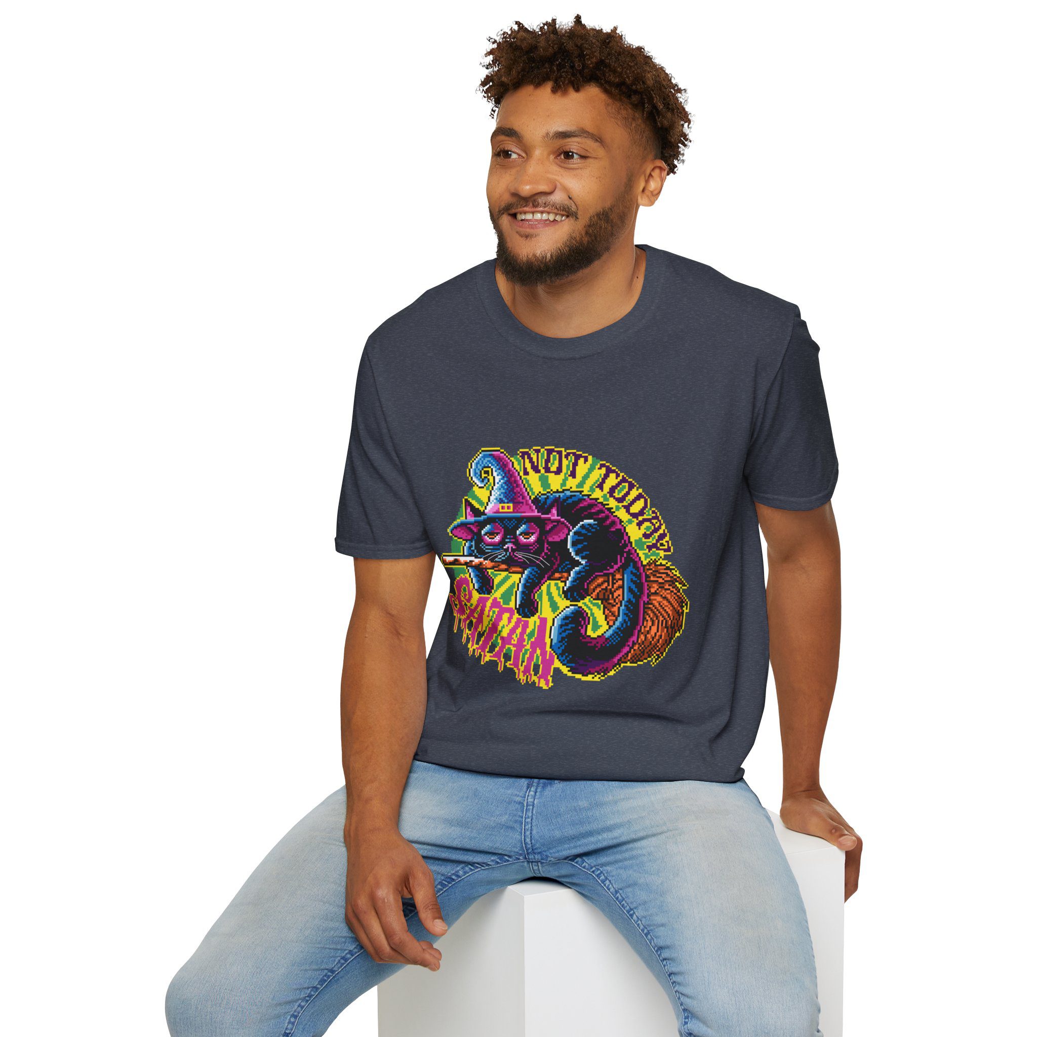 Not Today Satan Cat Unisex T-Shirt - Image 57