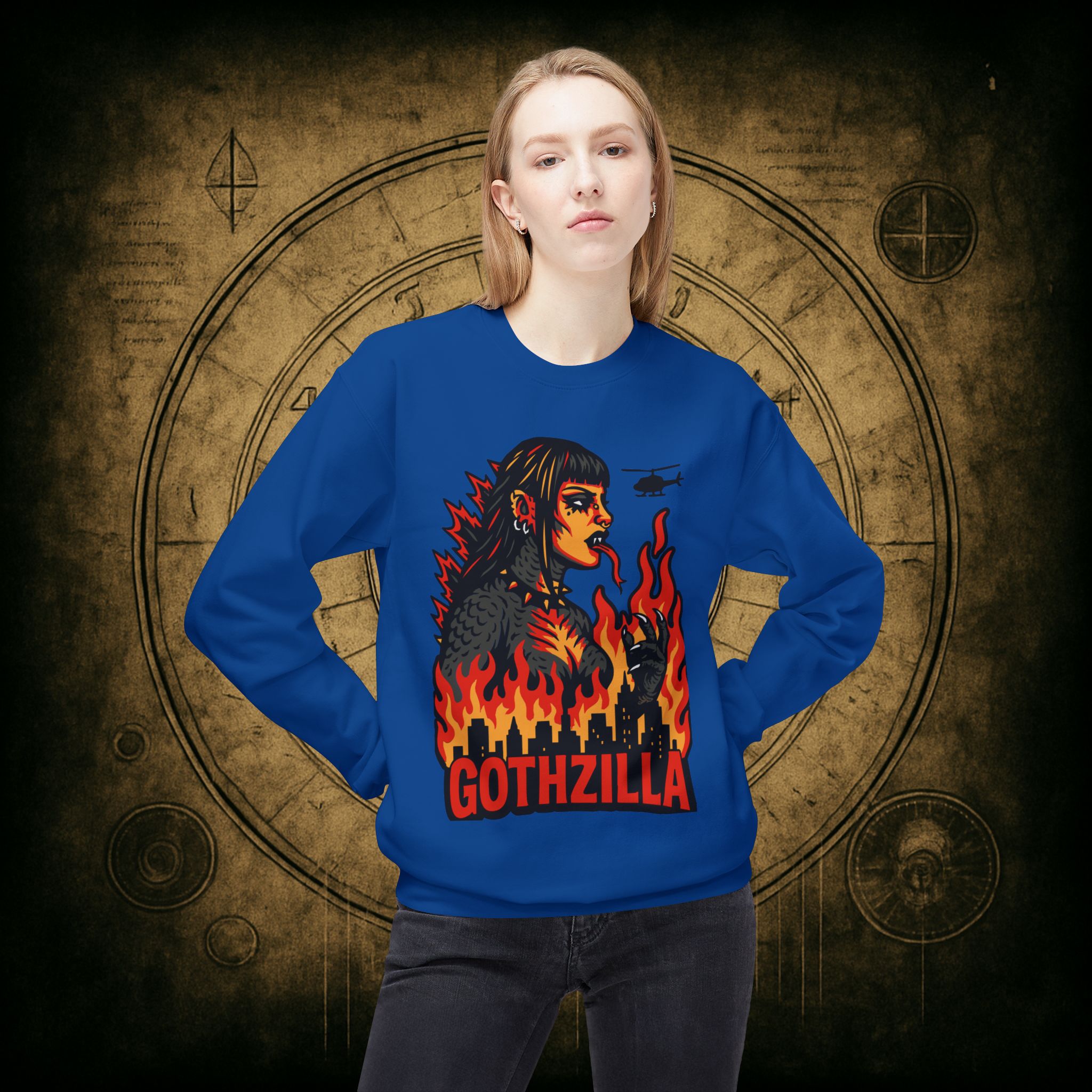 Gothzilla Unisex Sweatshirt - Image 32