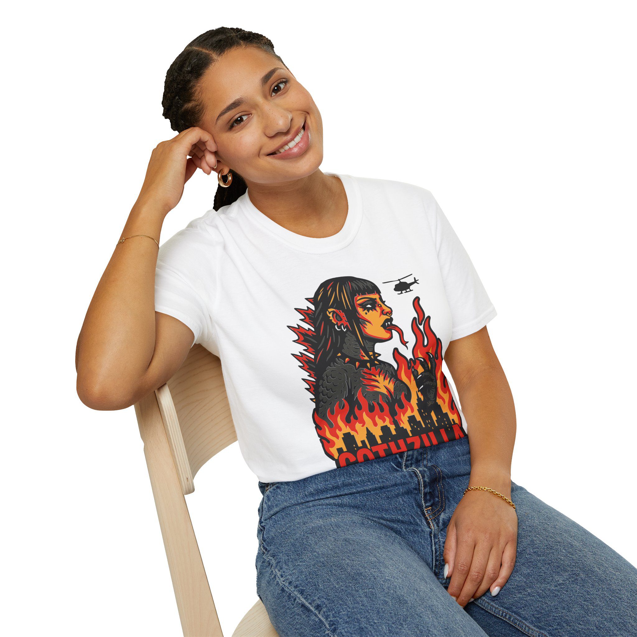 Gothzilla Unisex T-shirt - Image 20