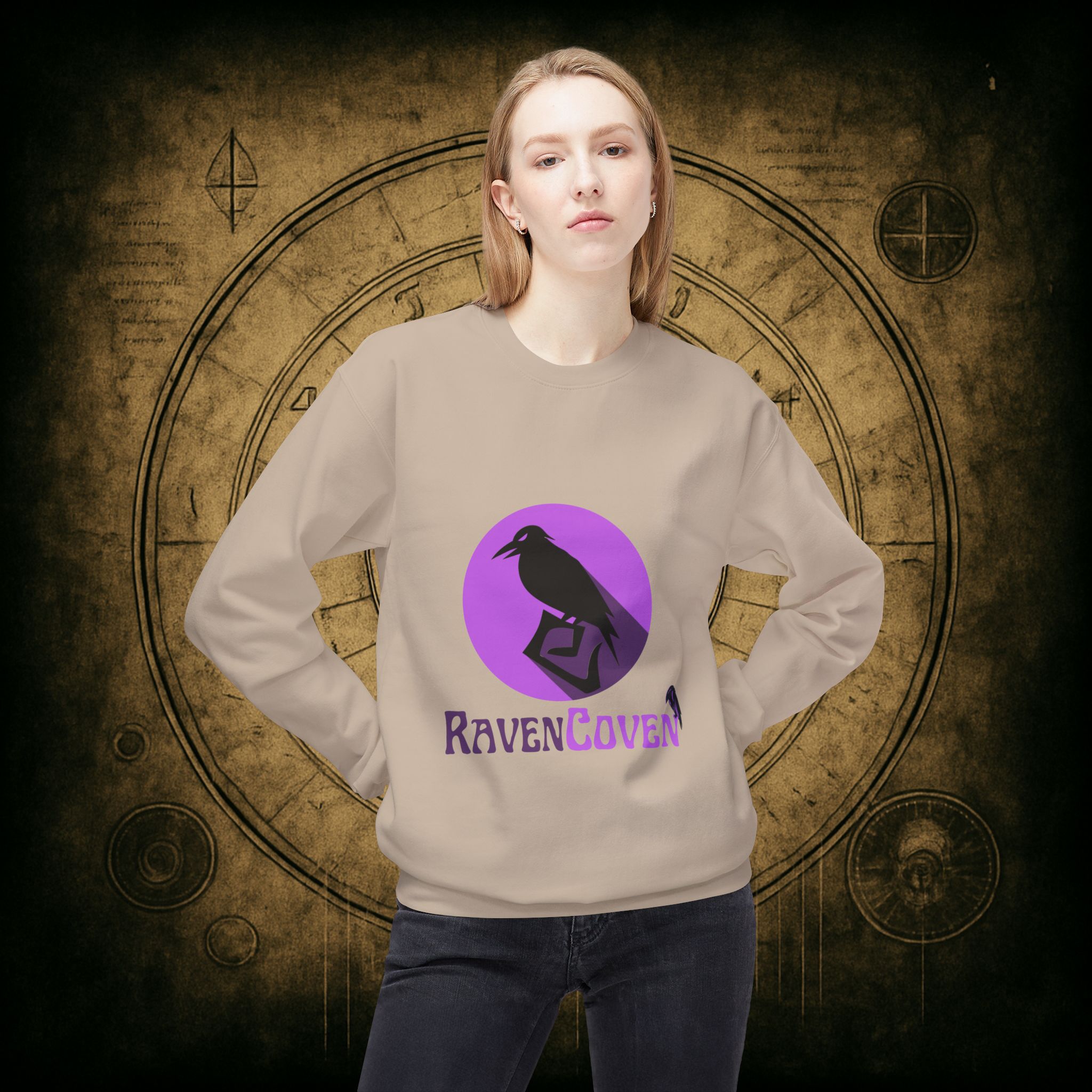 Raven Coven Logo Unisex Sweatshirt - Image 14
