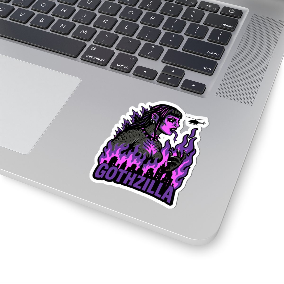 Gothzilla (Purple) Kiss-Cut Sticker - Image 14