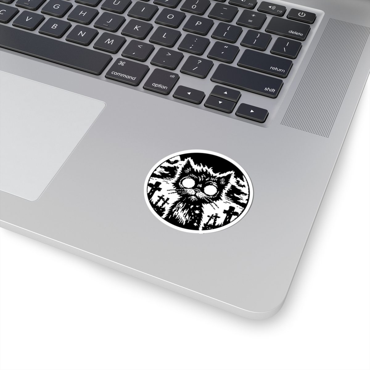 Zombie Cat Kiss-Cut Sticker - Image 8