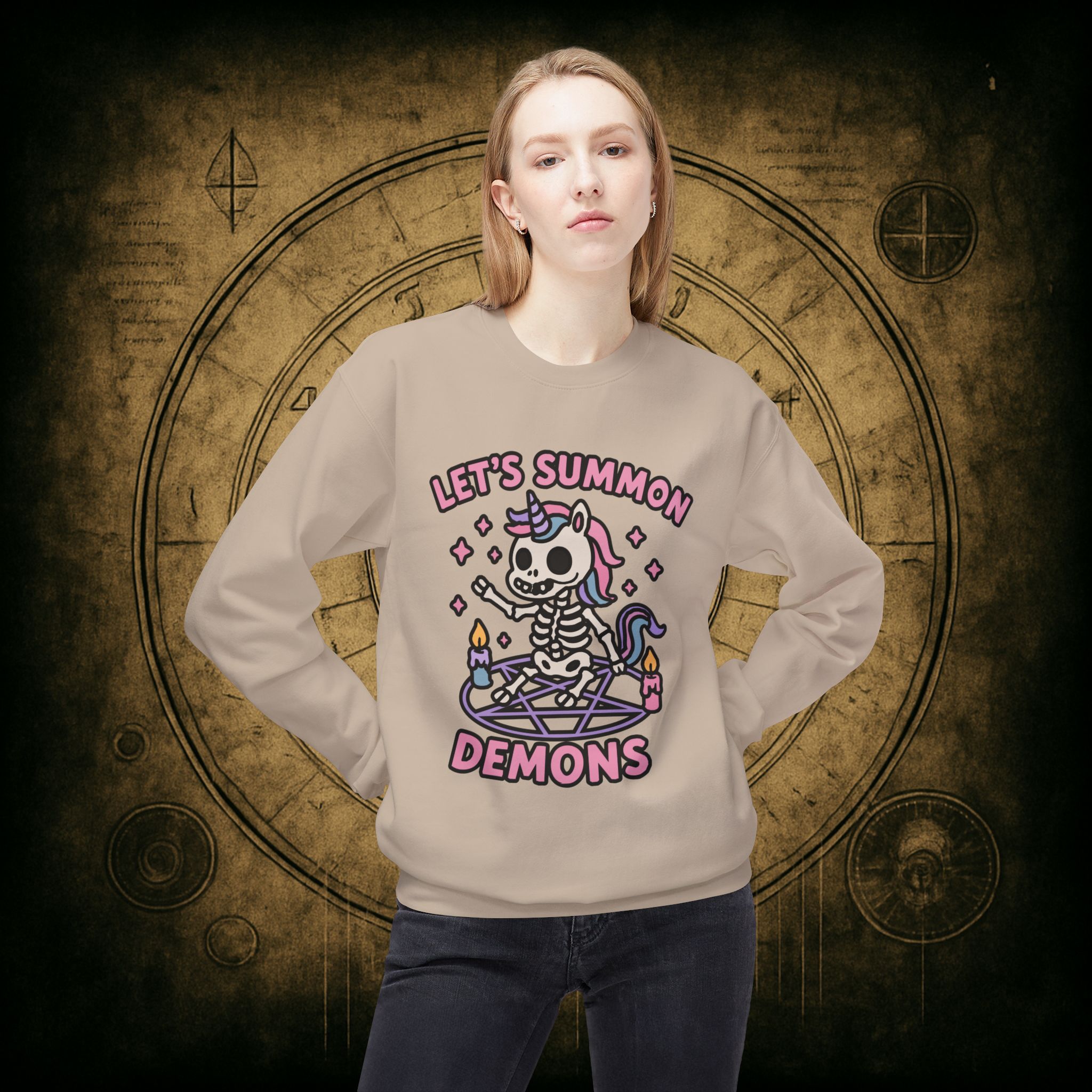 Let’s Summon Demons Unisex Sweatshirt - Image 17