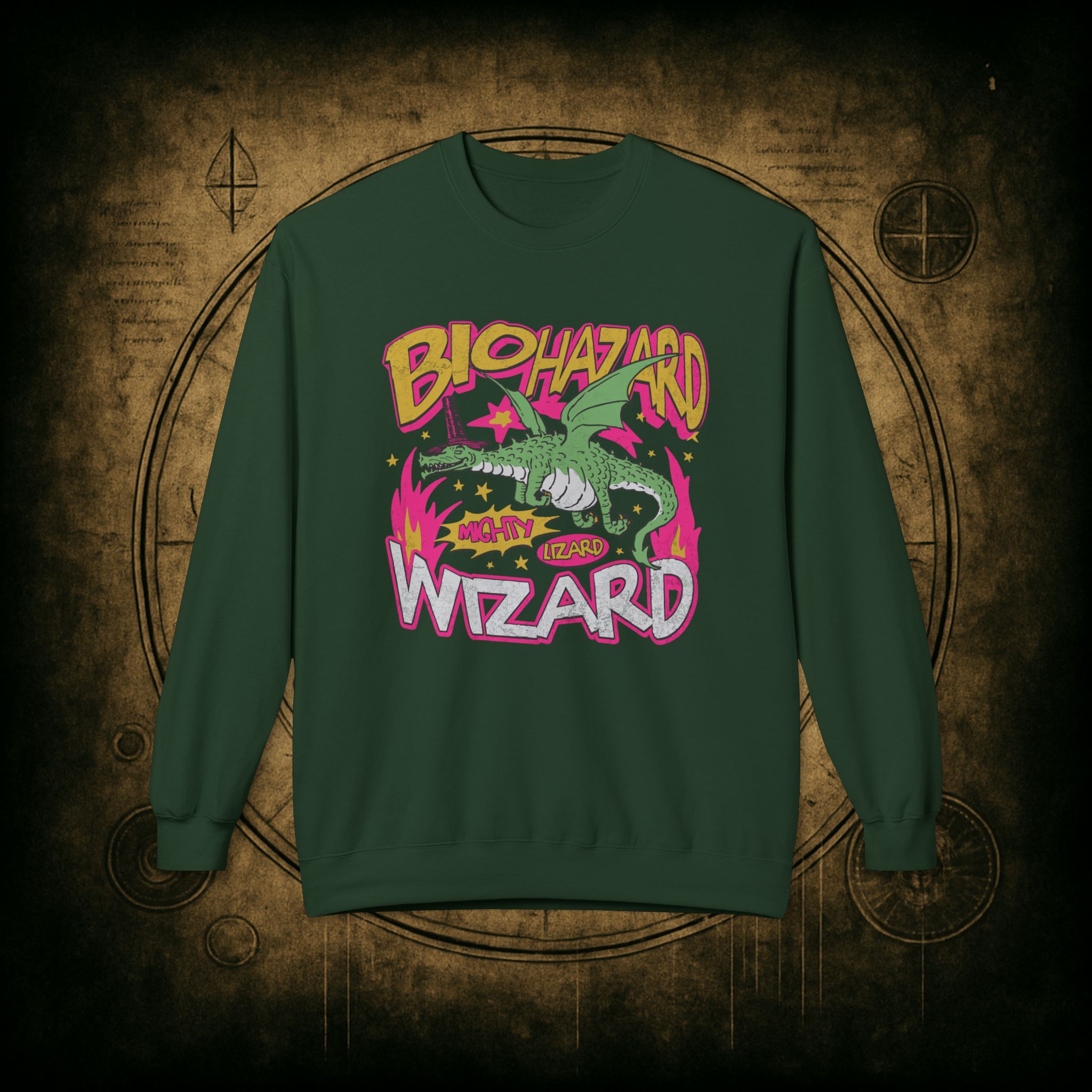 Biohazard Wizard Unisex Sweatshirt - Image 16
