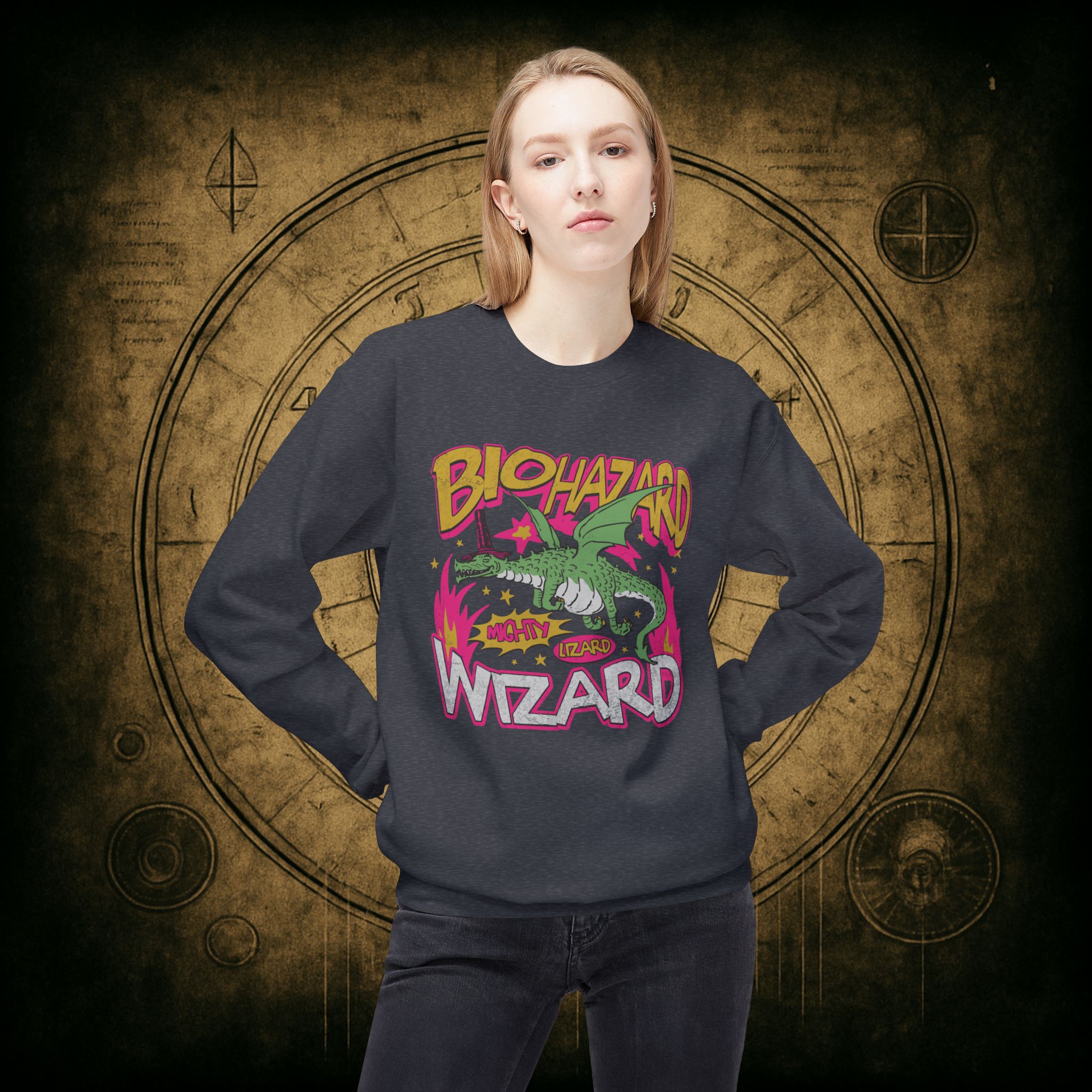 Biohazard Wizard Unisex Sweatshirt - Image 20