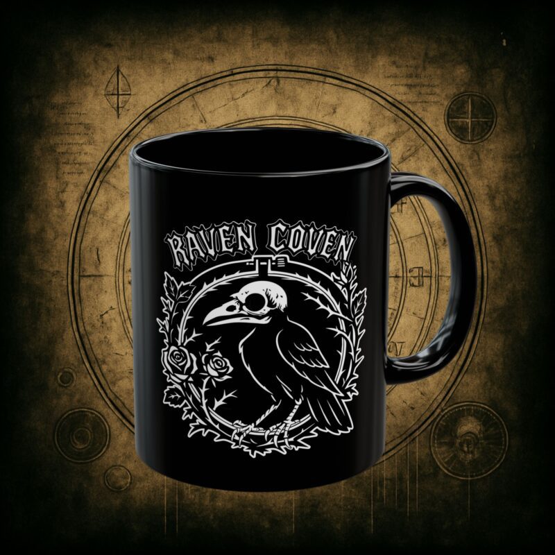 Raven of the Coven Ceramic Mug