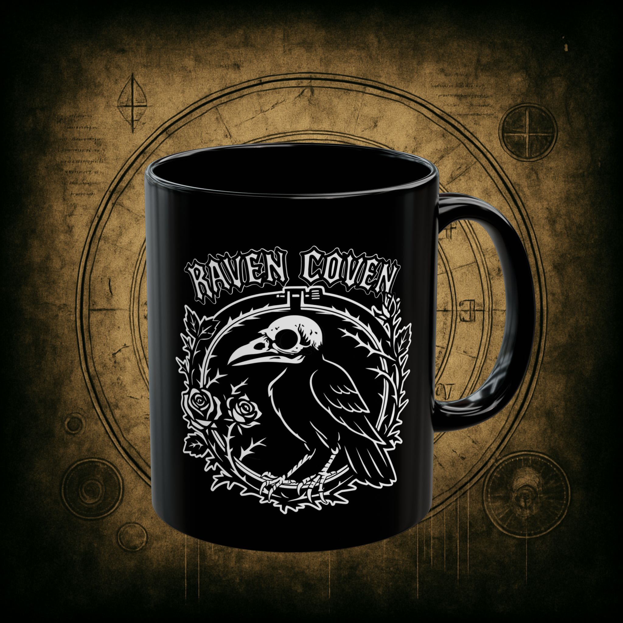 Raven of the Coven Ceramic Mug