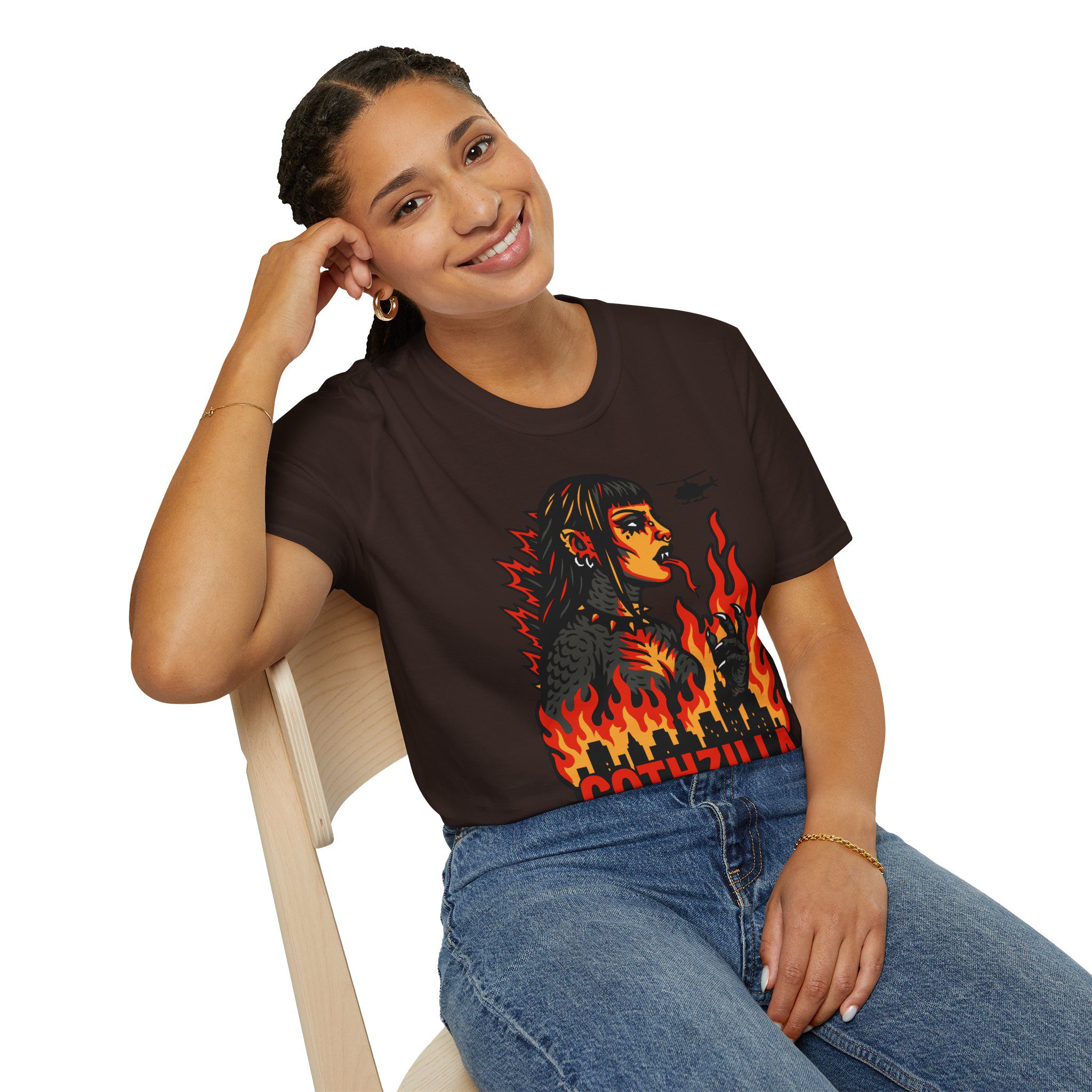 Gothzilla Unisex T-shirt - Image 36