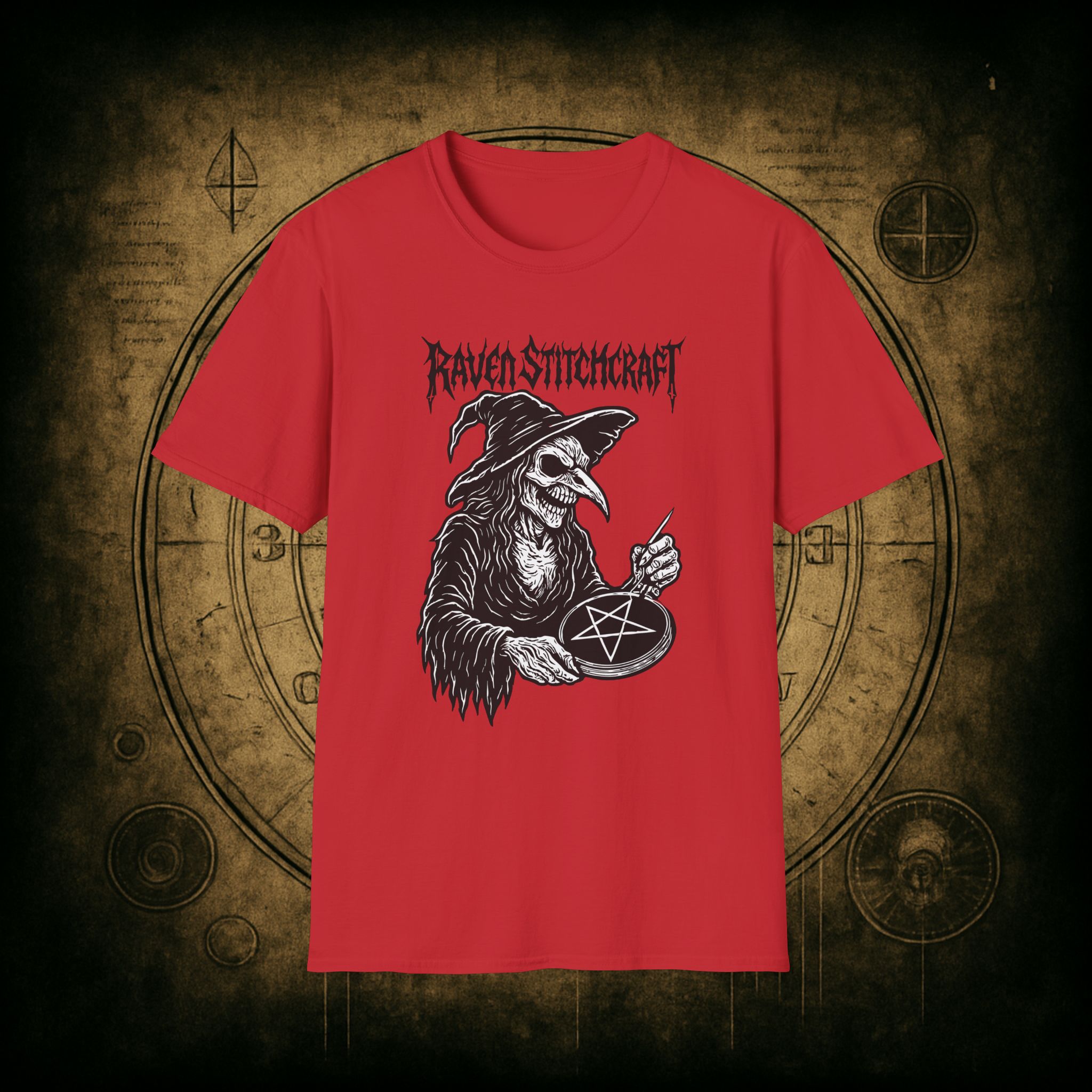 Raven Stitcher Unisex T-Shirt - Image 68