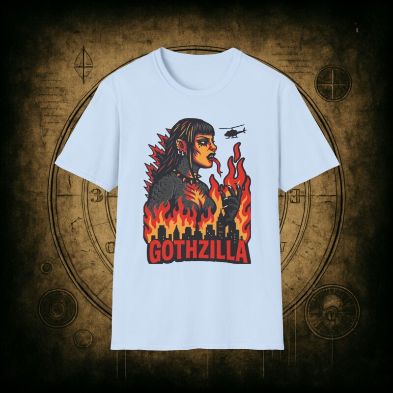 Gothzilla Unisex T-shirt - Image 48