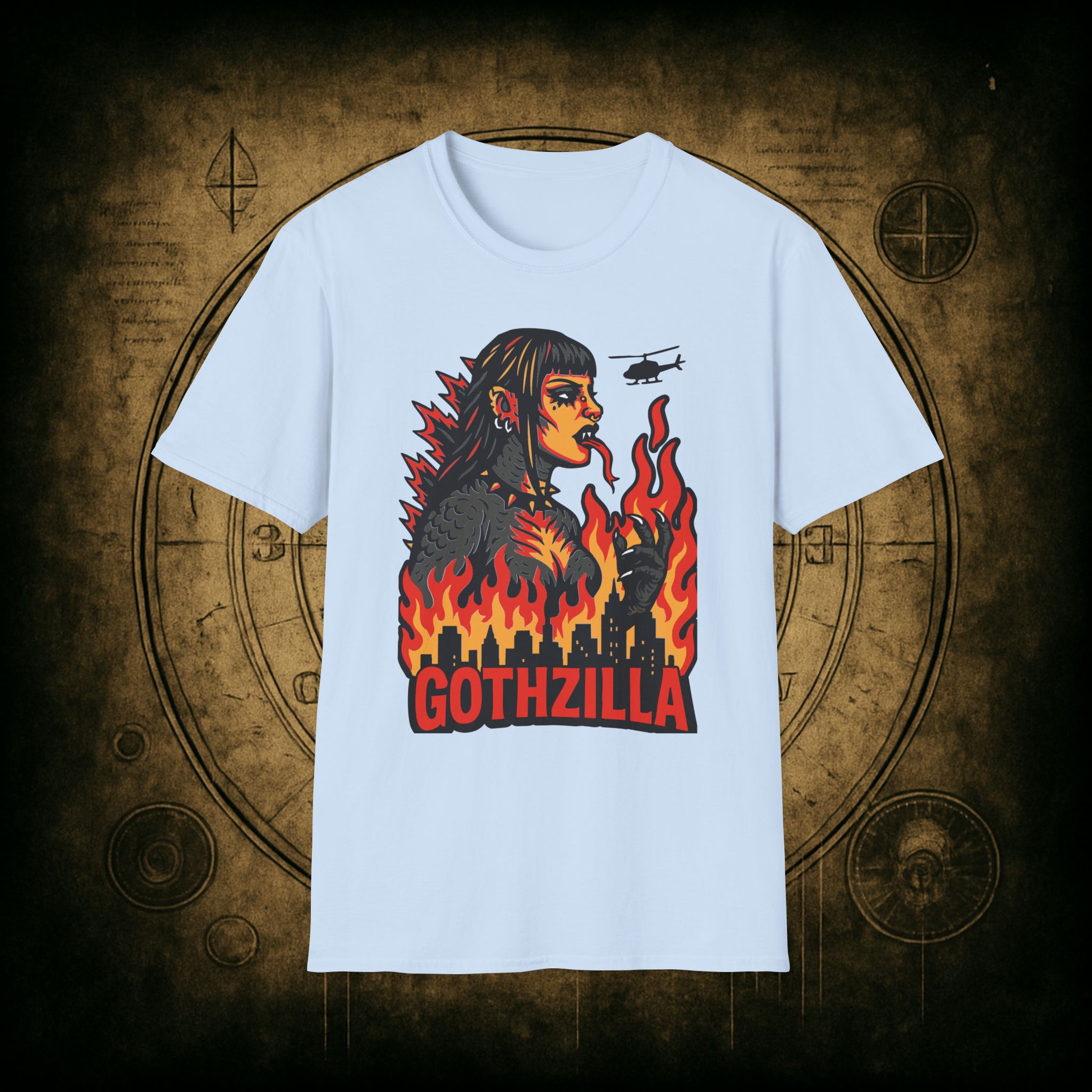 Gothzilla Unisex T-shirt - Image 48
