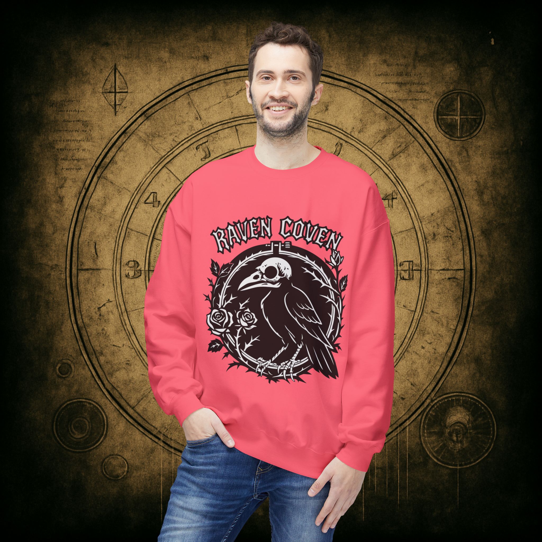 Raven of the Coven Raven Unisex Sweatshirt - Image 42
