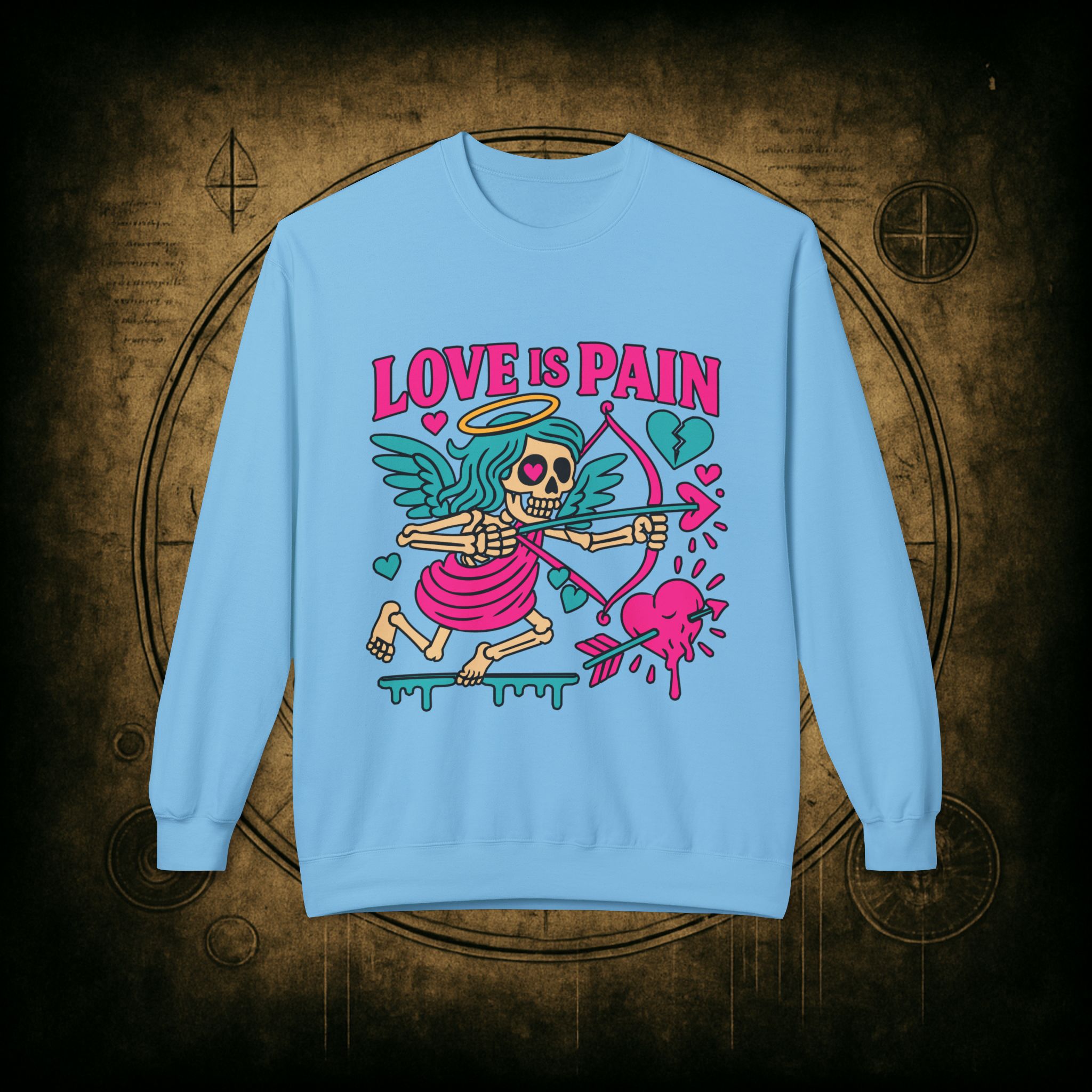 Cupid: Love Is Pain – Unisex Sweatshirt - Image 22