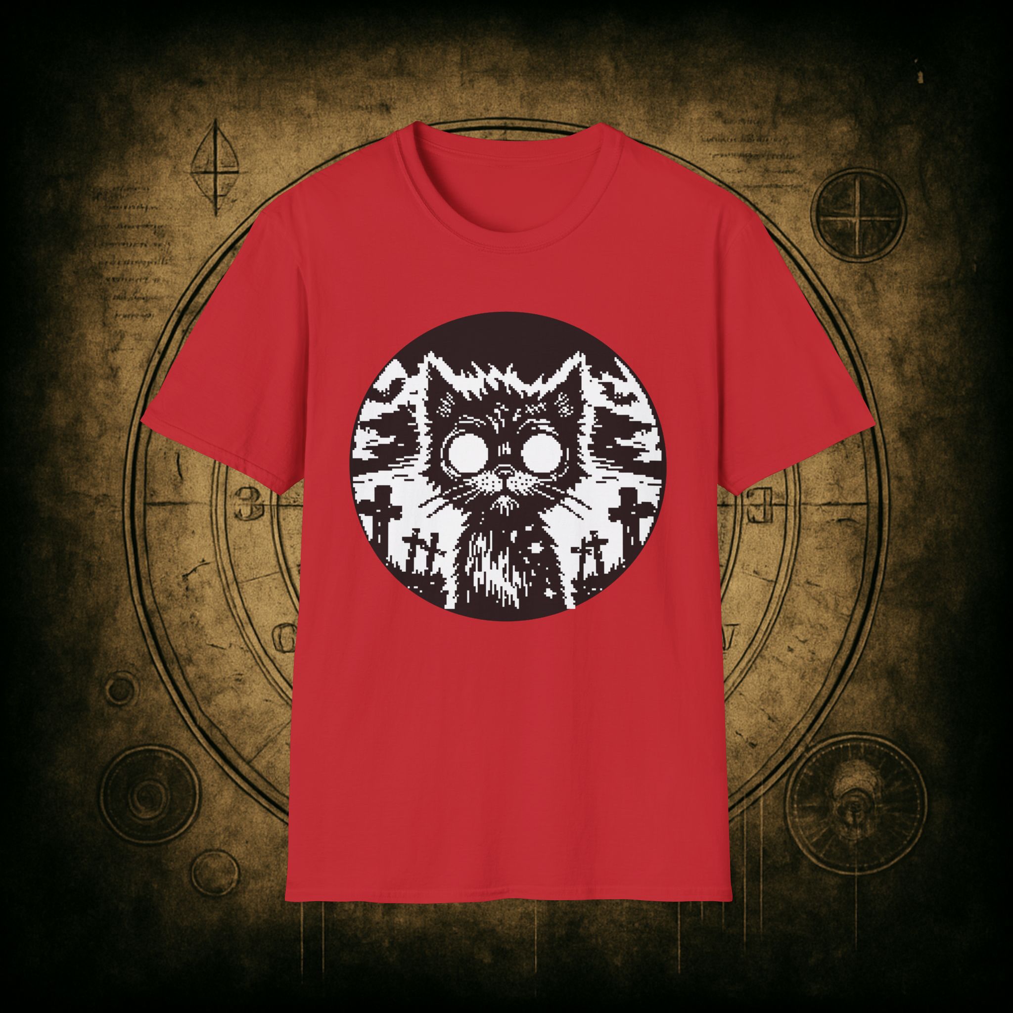 Zombie Cat Unisex T-Shirt - Image 68