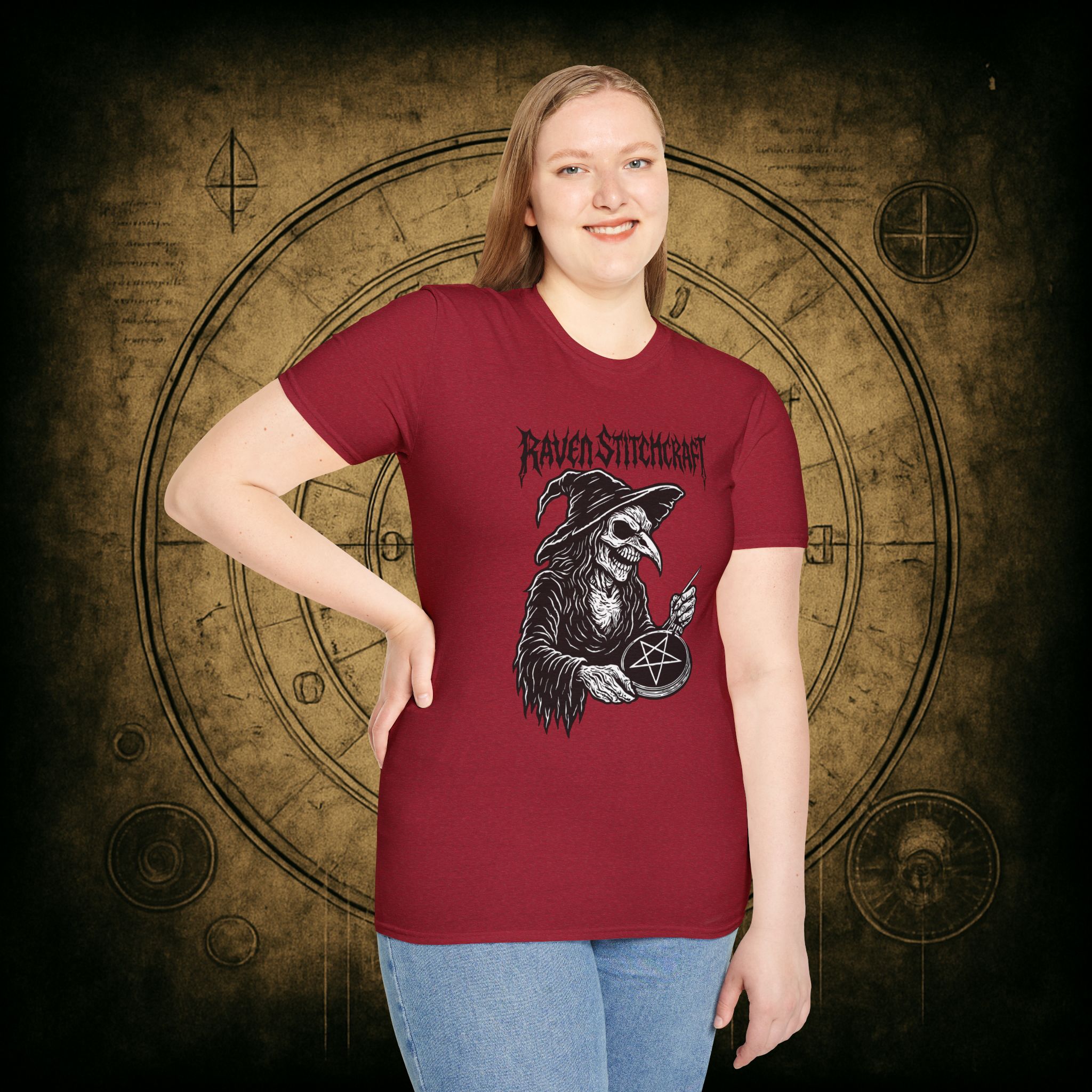 Raven Stitcher Unisex T-Shirt - Image 75