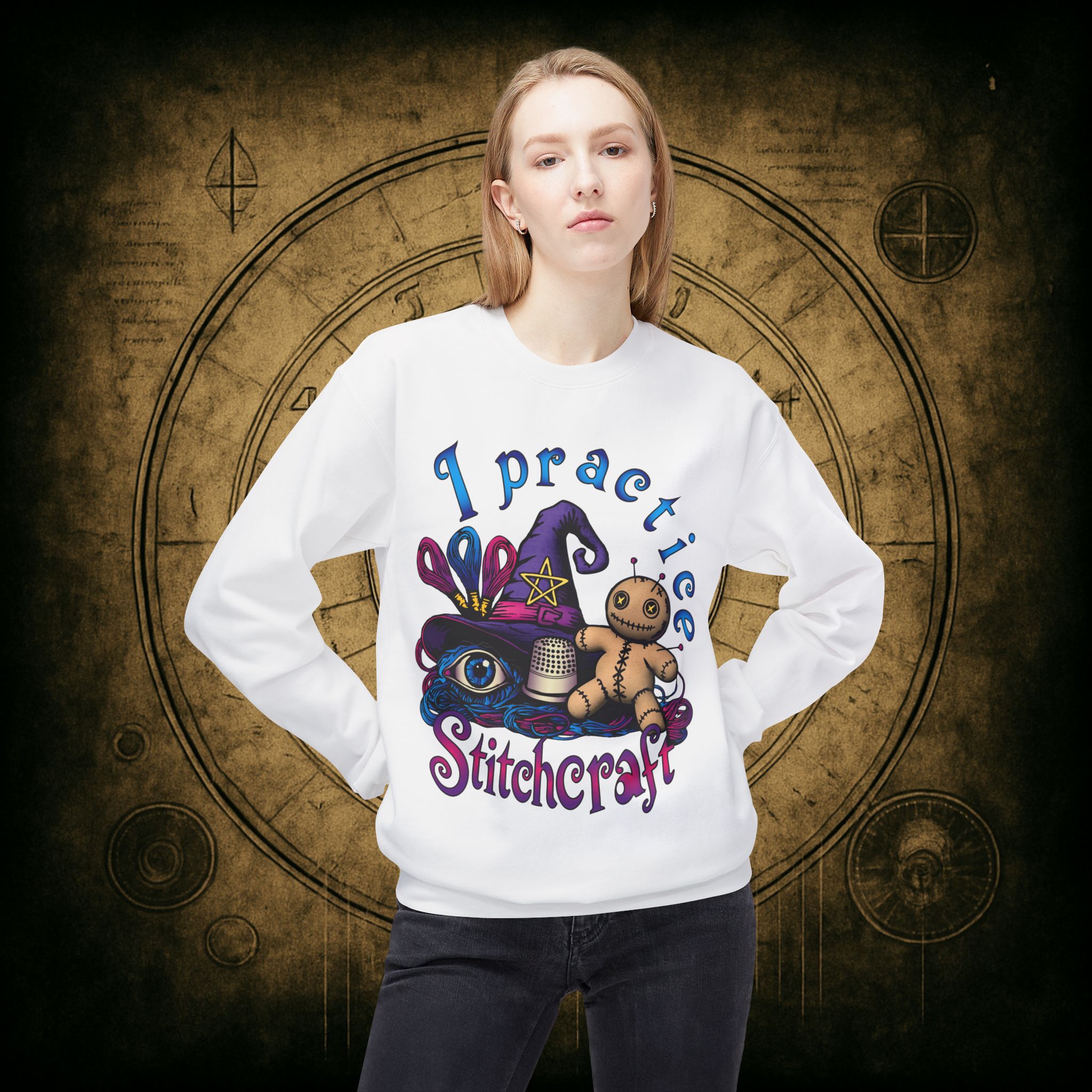 I Practice Stitchcraft Unisex Sweatshirt - Image 8