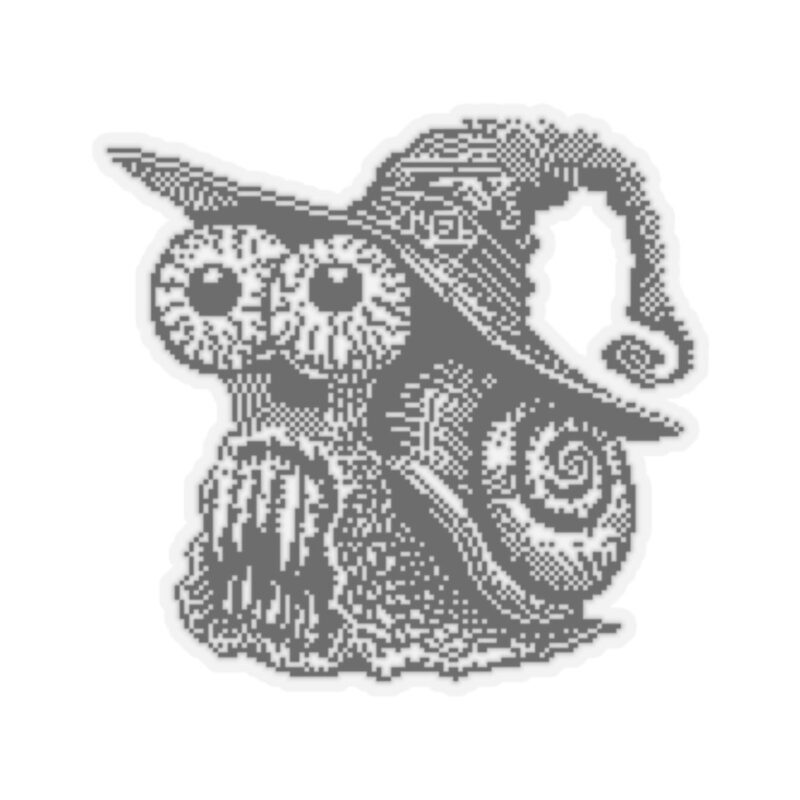Zombie Snail Kiss-Cut Sticker - Image 10