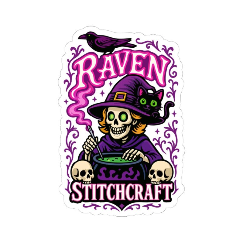 Raven Stitch Craft Brewing Kiss-Cut Sticker