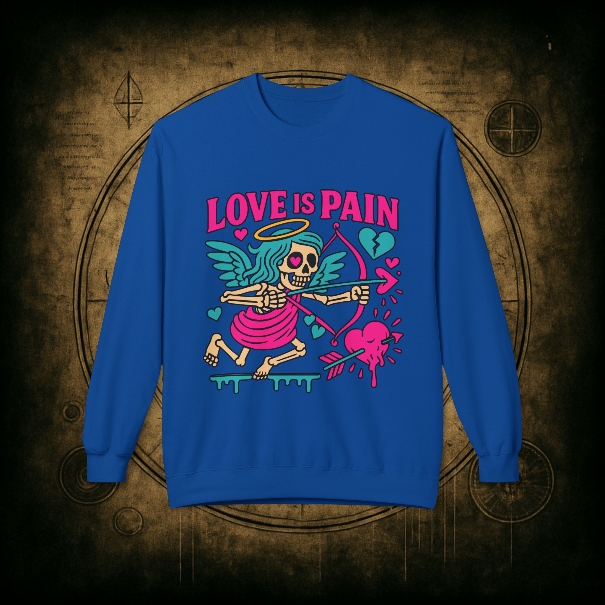 Cupid: Love Is Pain – Unisex Sweatshirt - Image 31