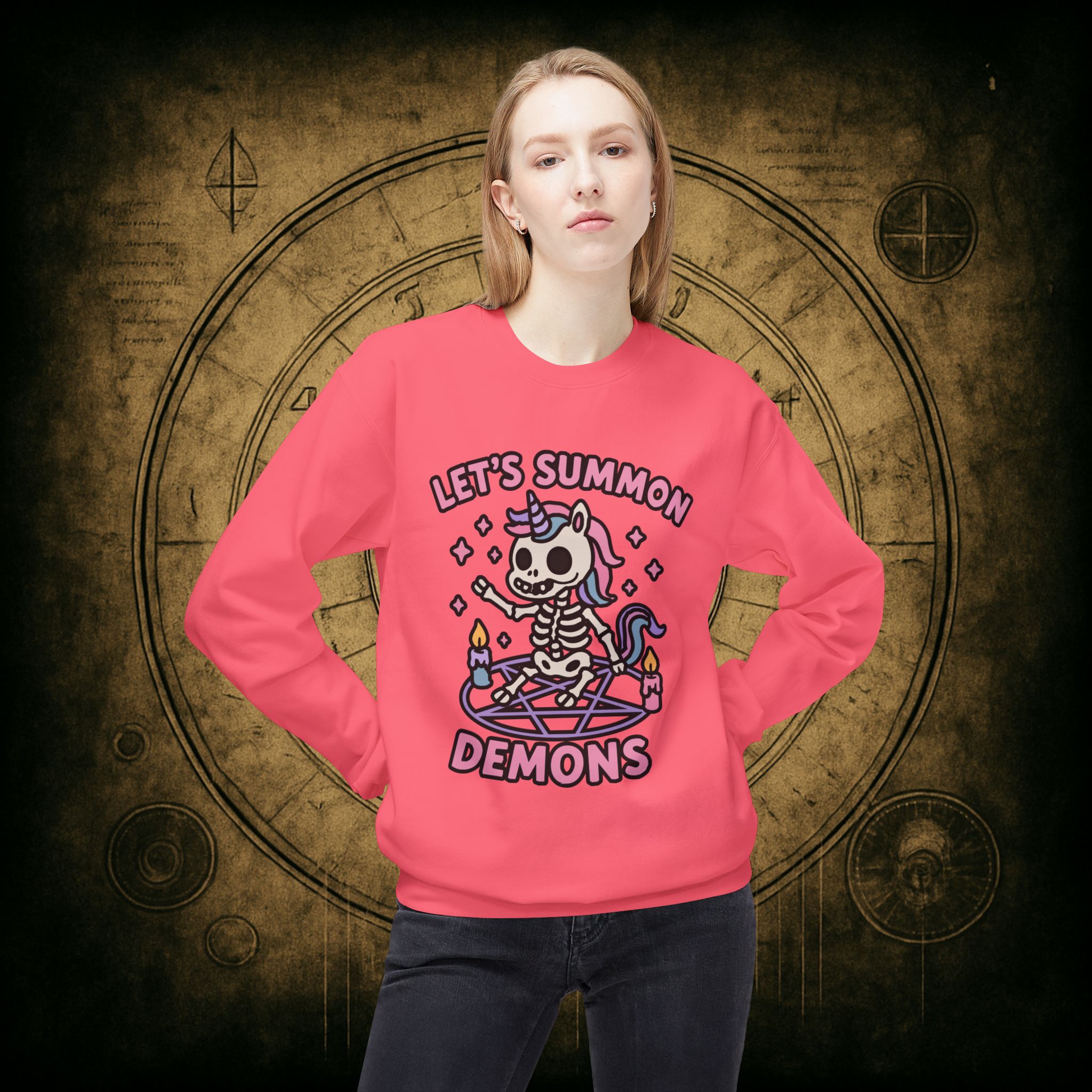 Let’s Summon Demons Unisex Sweatshirt - Image 41