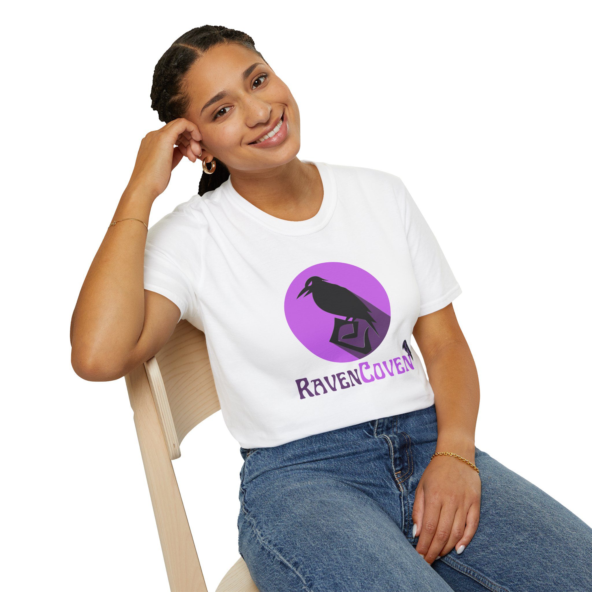 Raven Coven Logo Unisex T-Shirt - Image 20