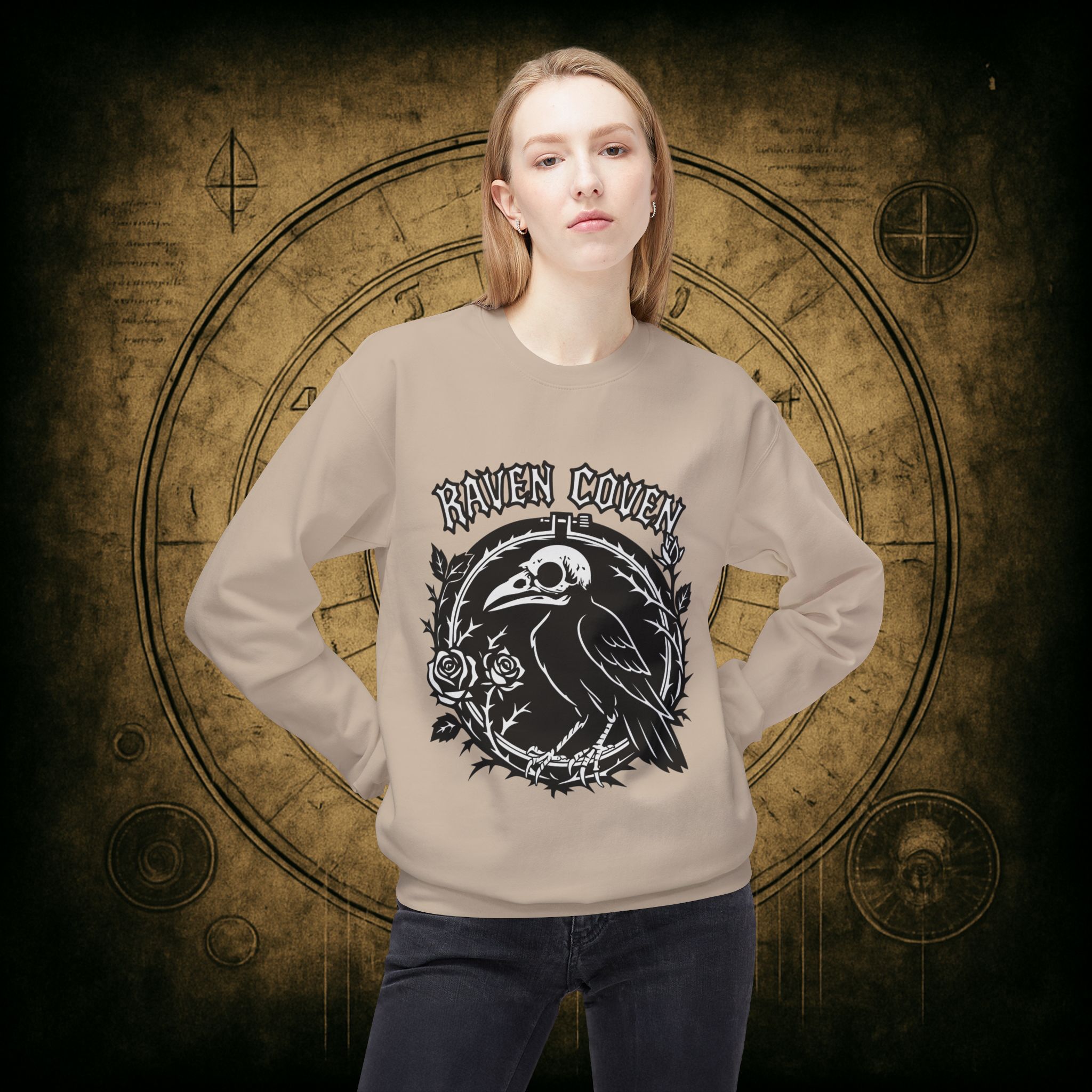 Raven of the Coven Raven Unisex Sweatshirt - Image 14