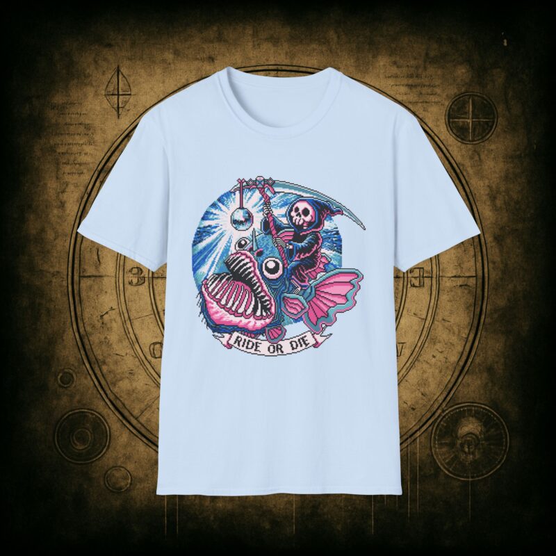 Ride or Die Angler Fish Unisex T-Shirt