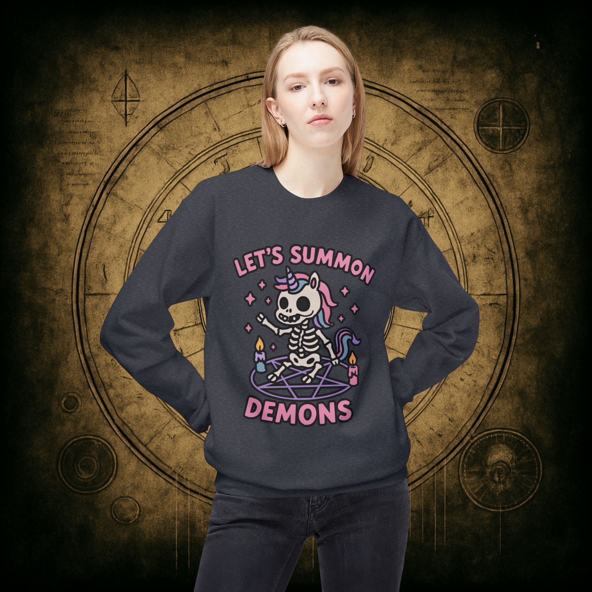 Let’s Summon Demons Unisex Sweatshirt - Image 23