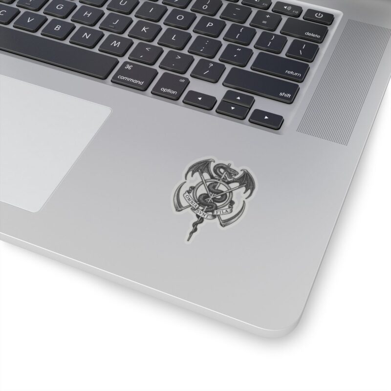 Omnia Sunt Fila Kiss-Cut Sticker - Image 5