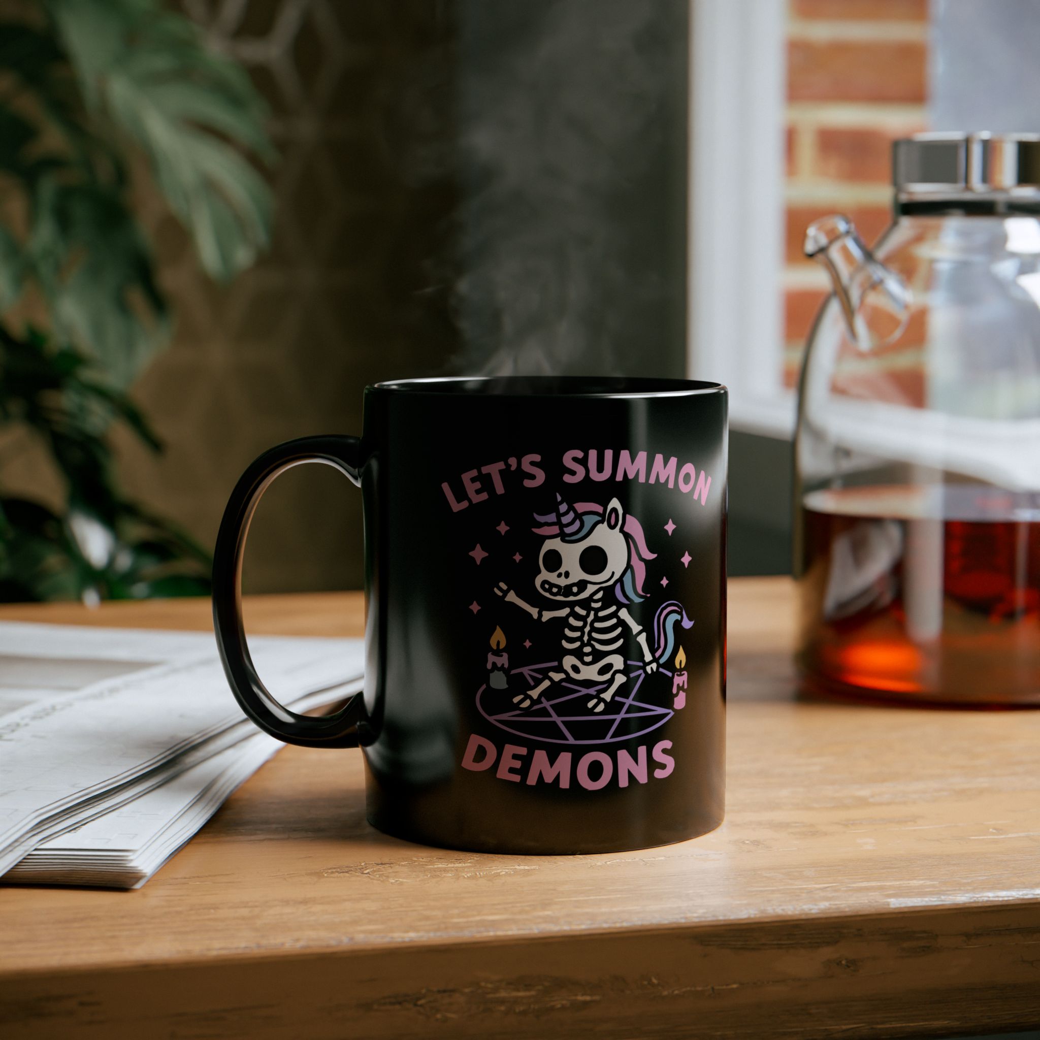 Let’s Summon Demons Ceramic Mug - Image 6
