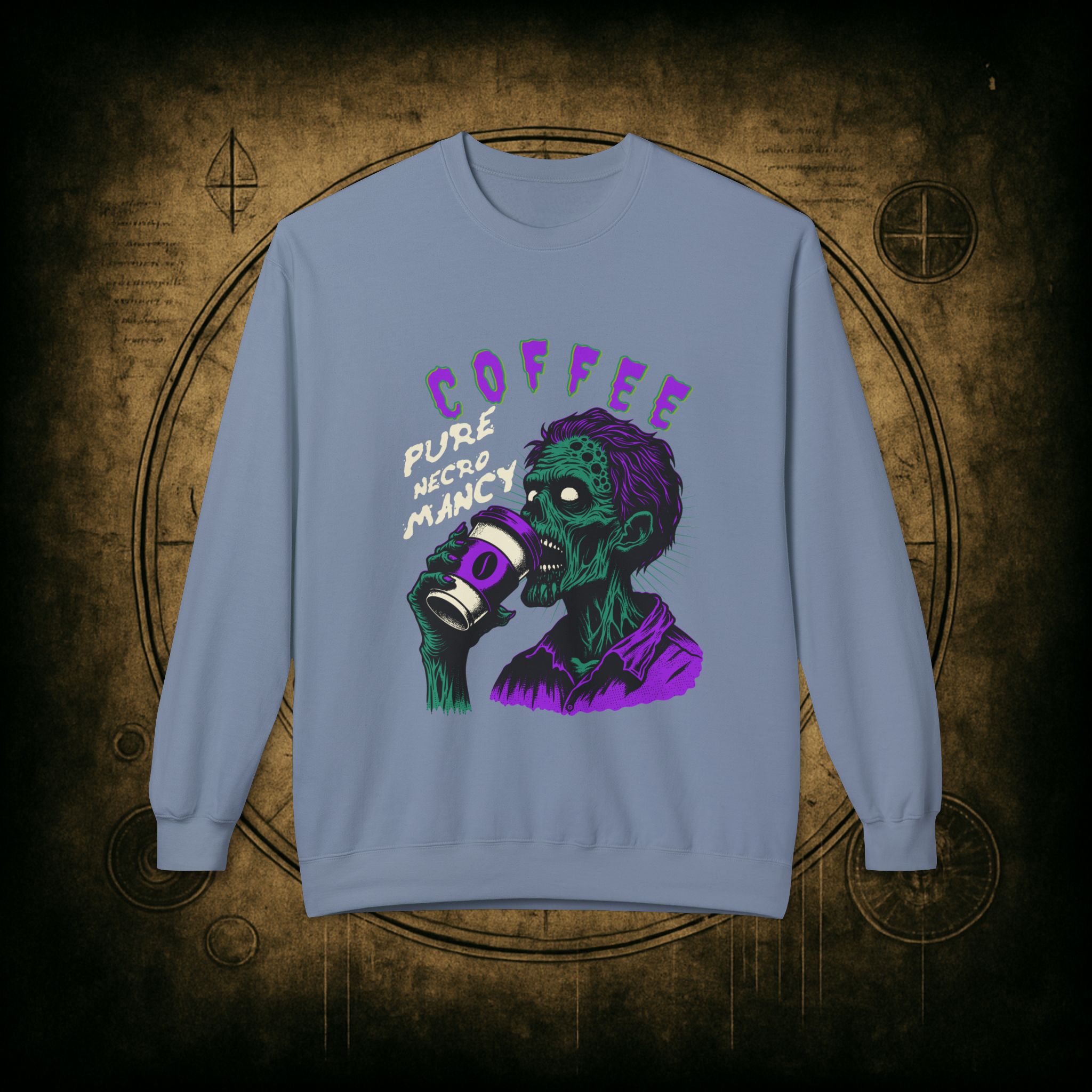Zombie Coffee Necromancy Sweatshirt - Image 28