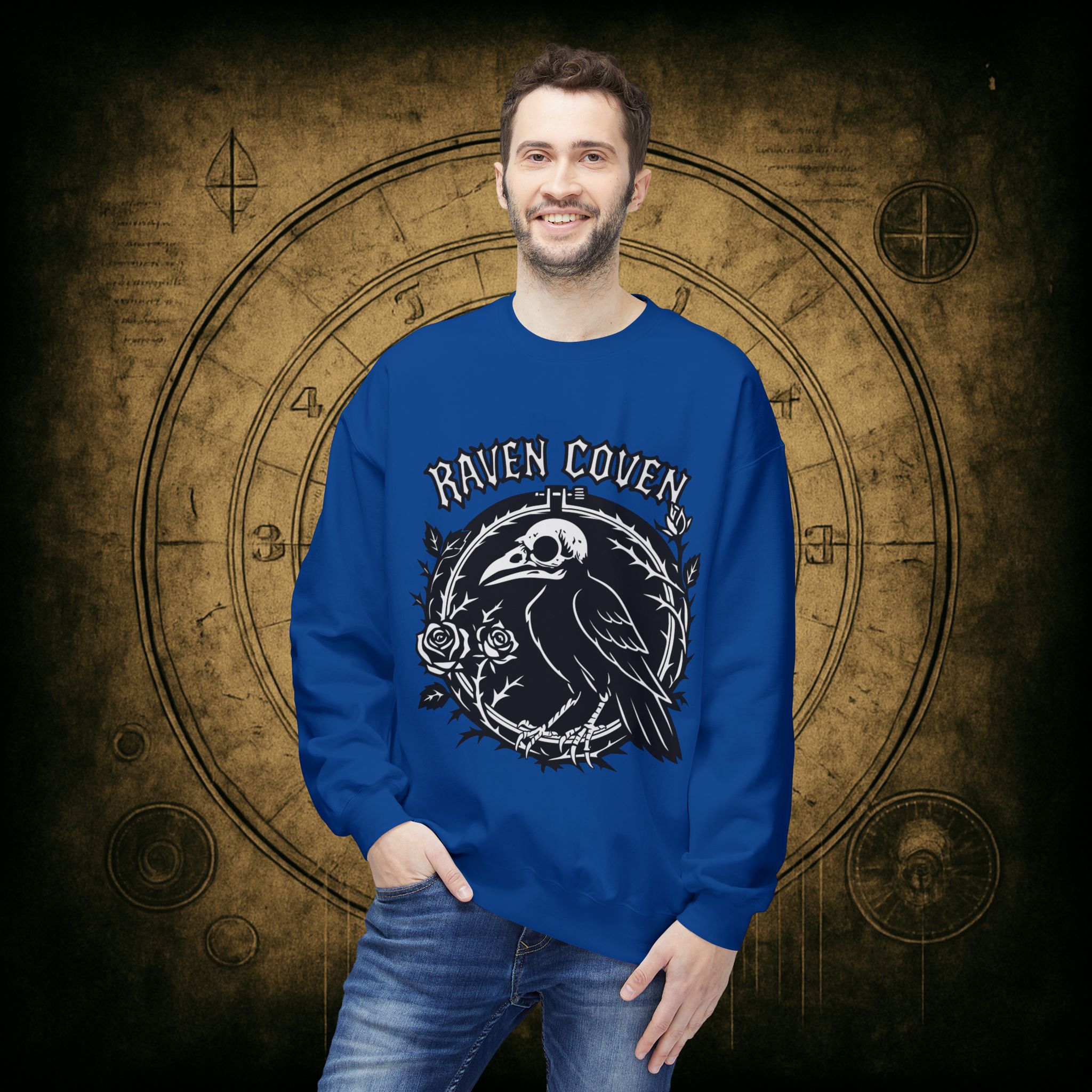 Raven of the Coven Raven Unisex Sweatshirt - Image 33