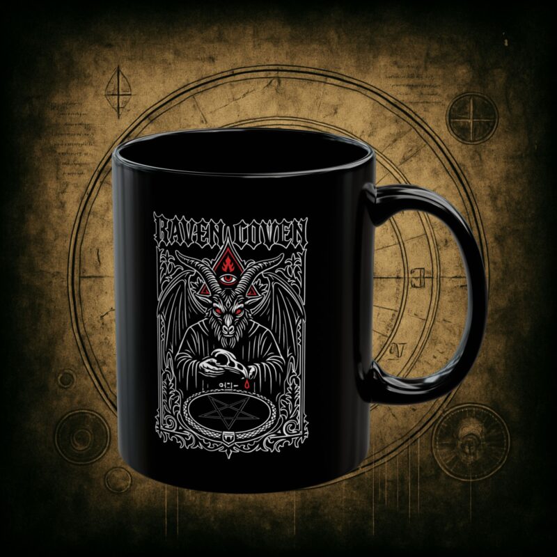 Raven Coven Initiation Ceramic Mug