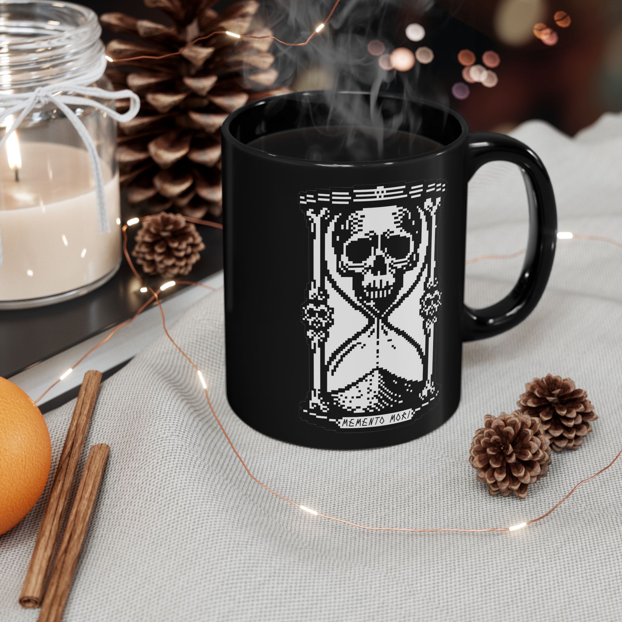 Memento Mori Ceramic Mug - Image 4