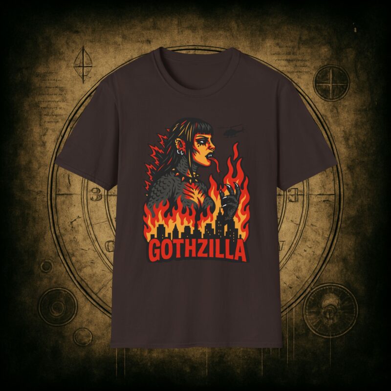 Gothzilla Unisex T-shirt - Image 33