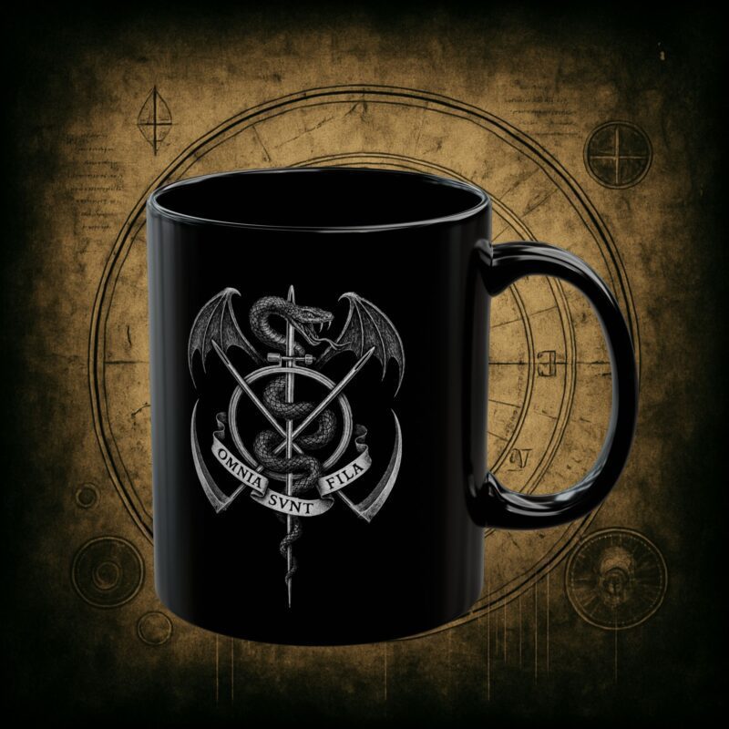 Omnia Sunt Fila Ceramic Mug
