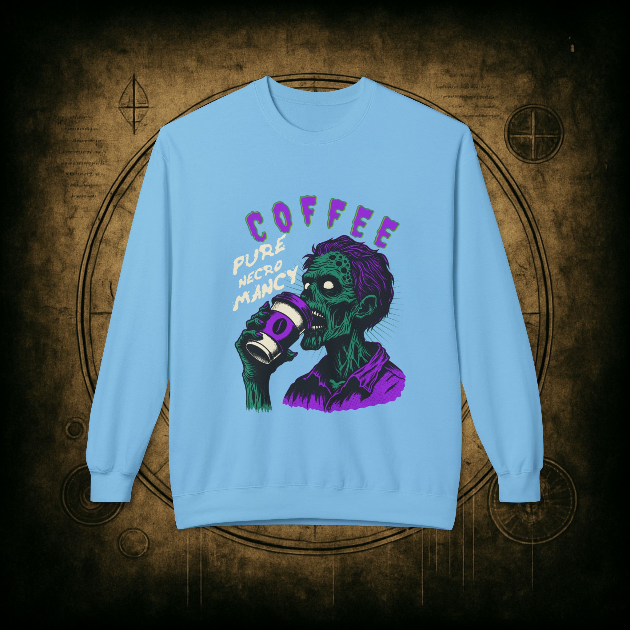 Zombie Coffee Necromancy Sweatshirt - Image 25