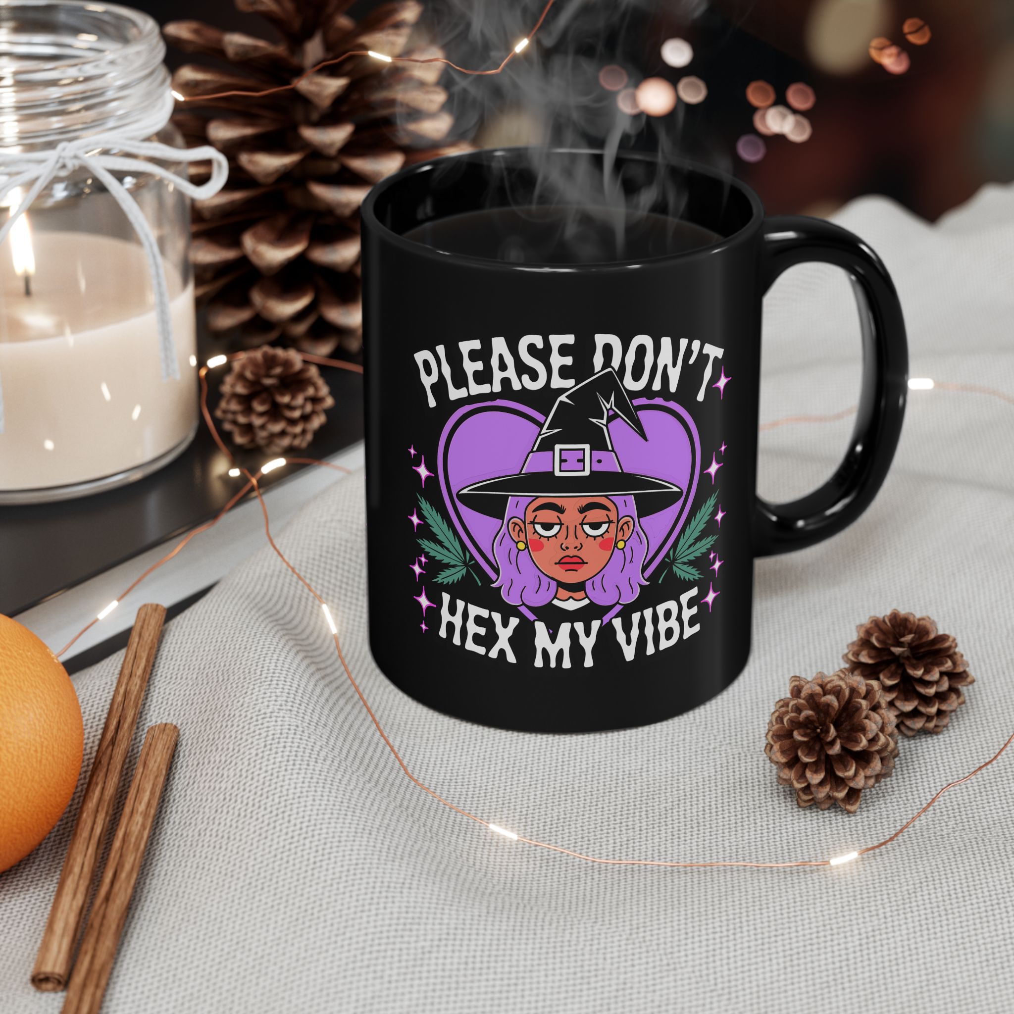 Don’t Hex My Vibe Ceramic Mug - Image 4