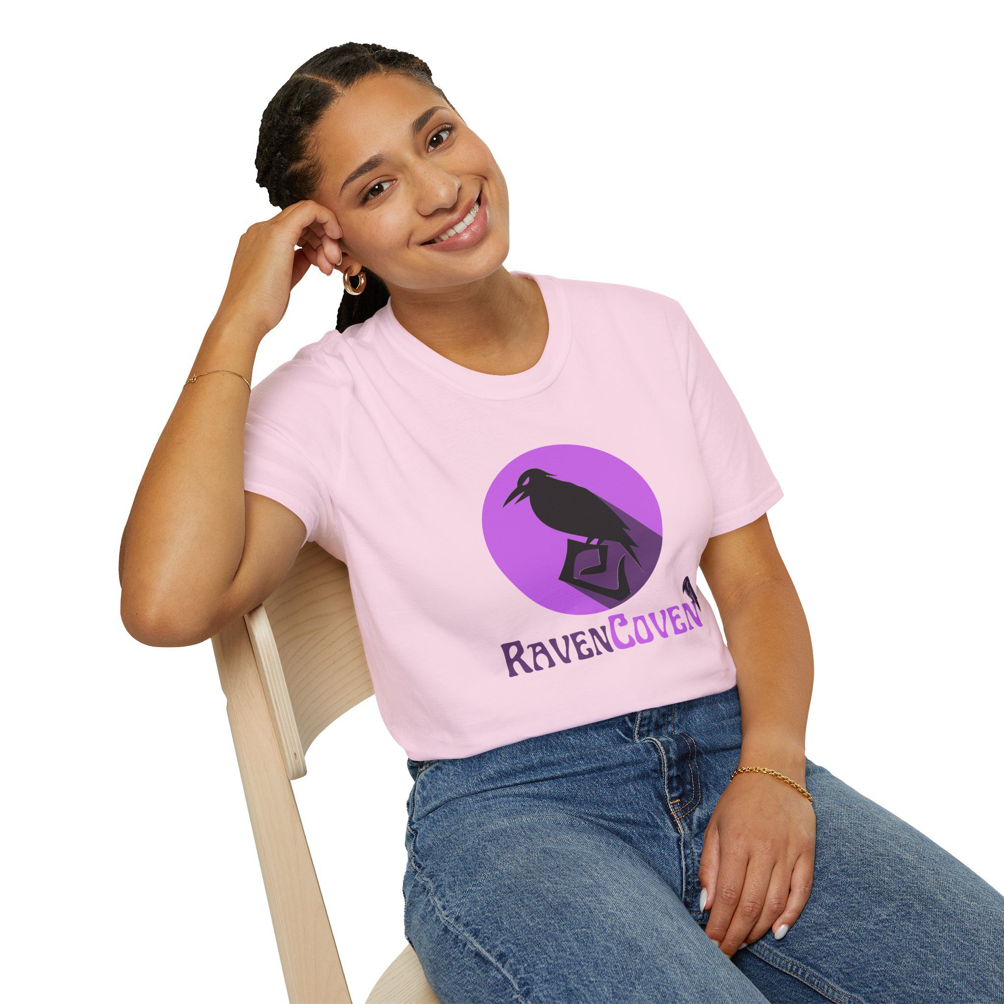 Raven Coven Logo Unisex T-Shirt - Image 66