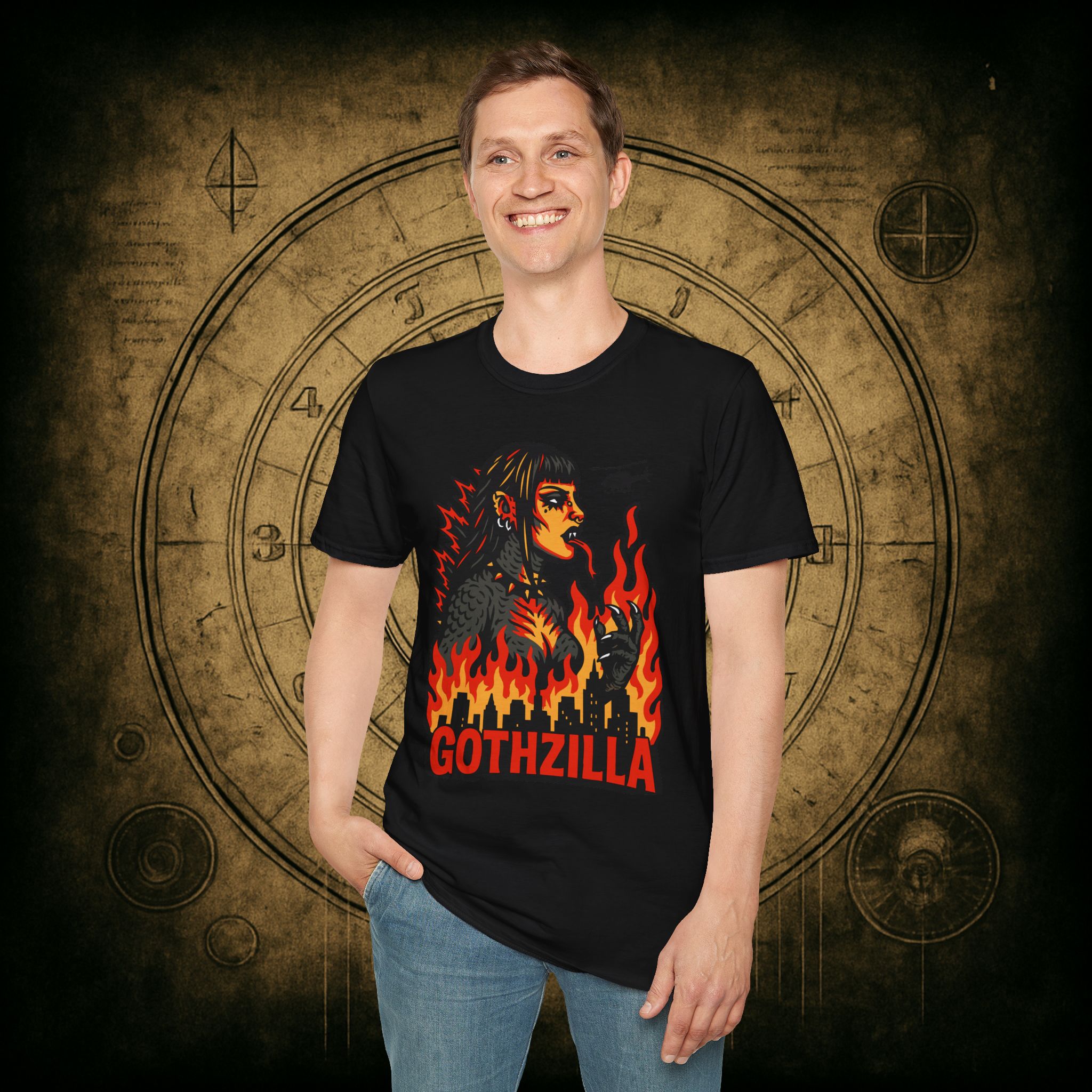 Gothzilla Unisex T-shirt - Image 13