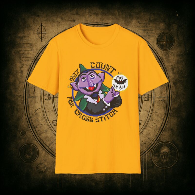 Count for Cross Stitch Unisex T-Shirt